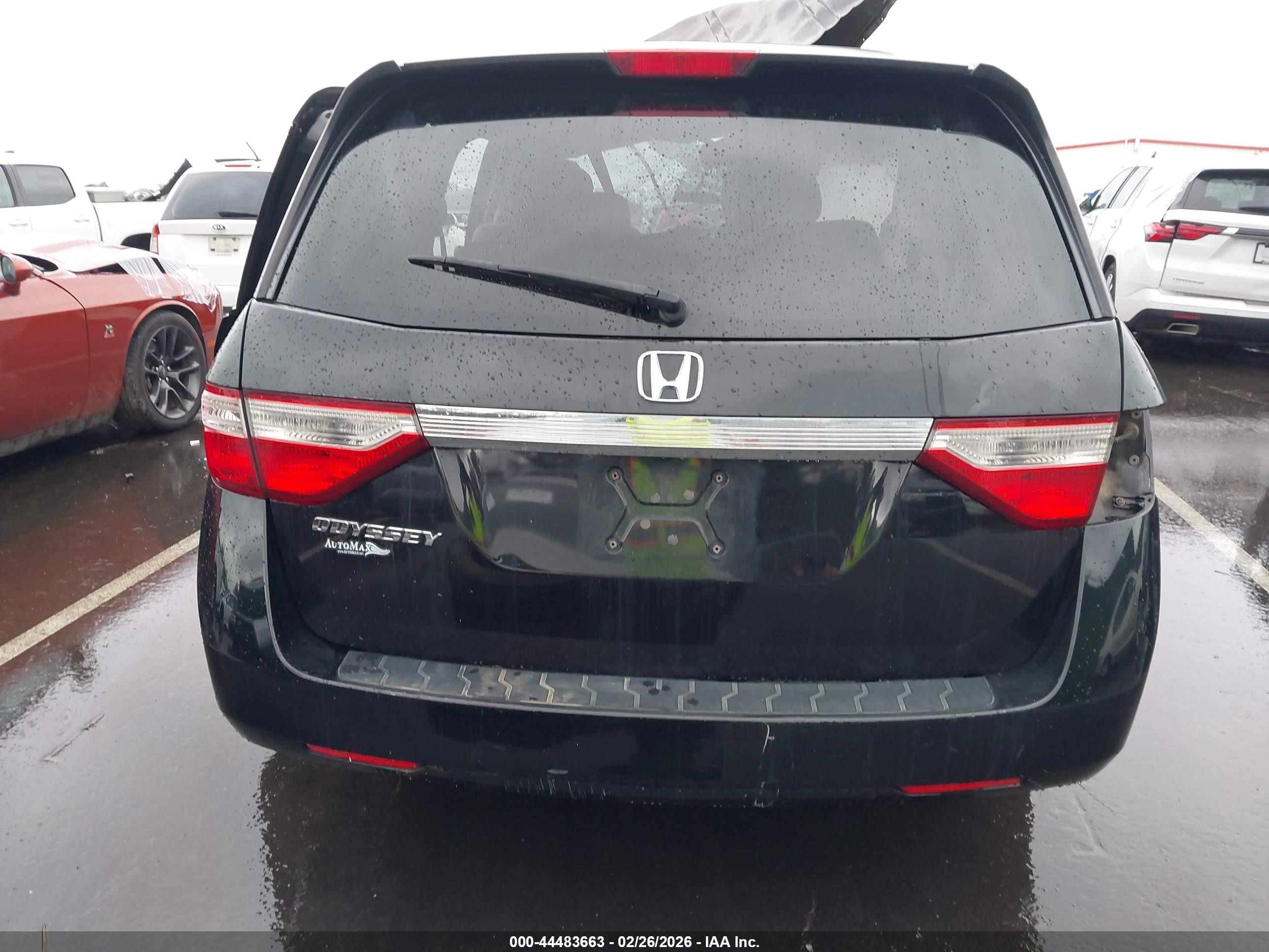 2011 Honda Odyssey Ex Black vin: 5FNRL5H4XBB004001