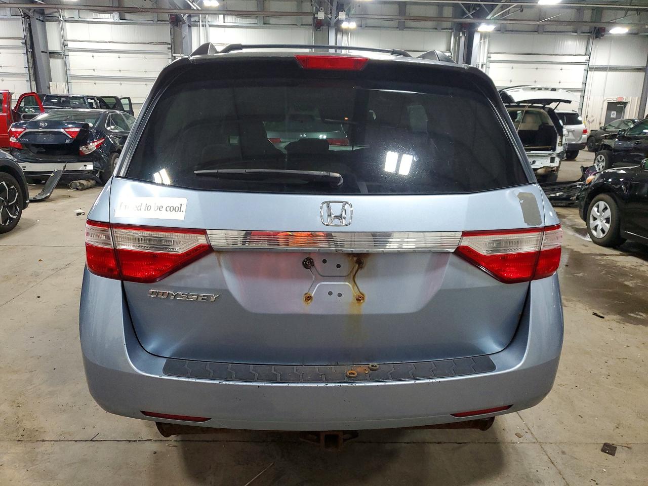 2011 Honda Odyssey Ex Blue vin: 5FNRL5H4XBB020621