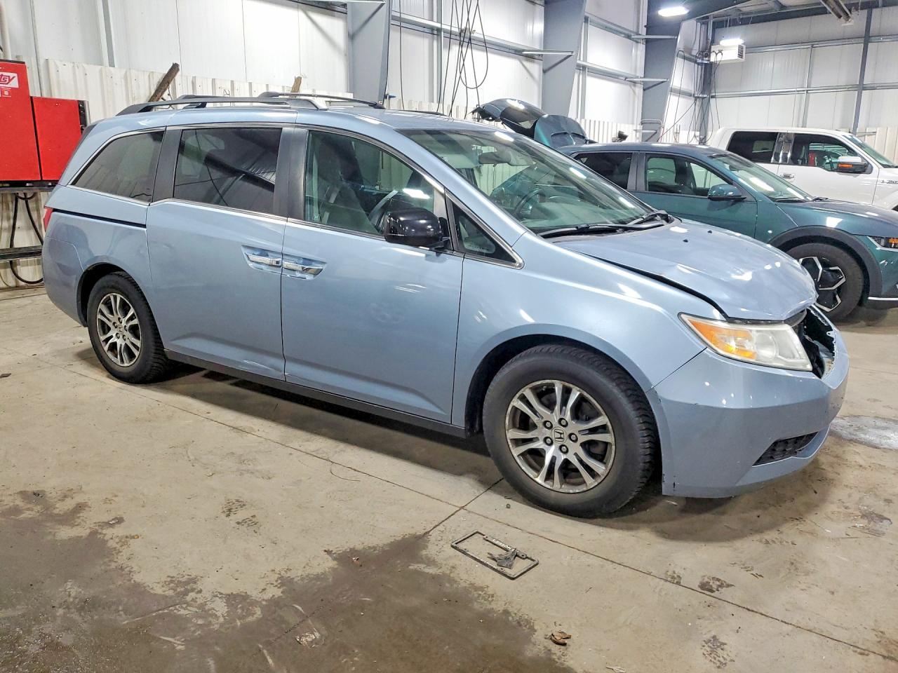 2011 Honda Odyssey Ex Blue vin: 5FNRL5H4XBB020621