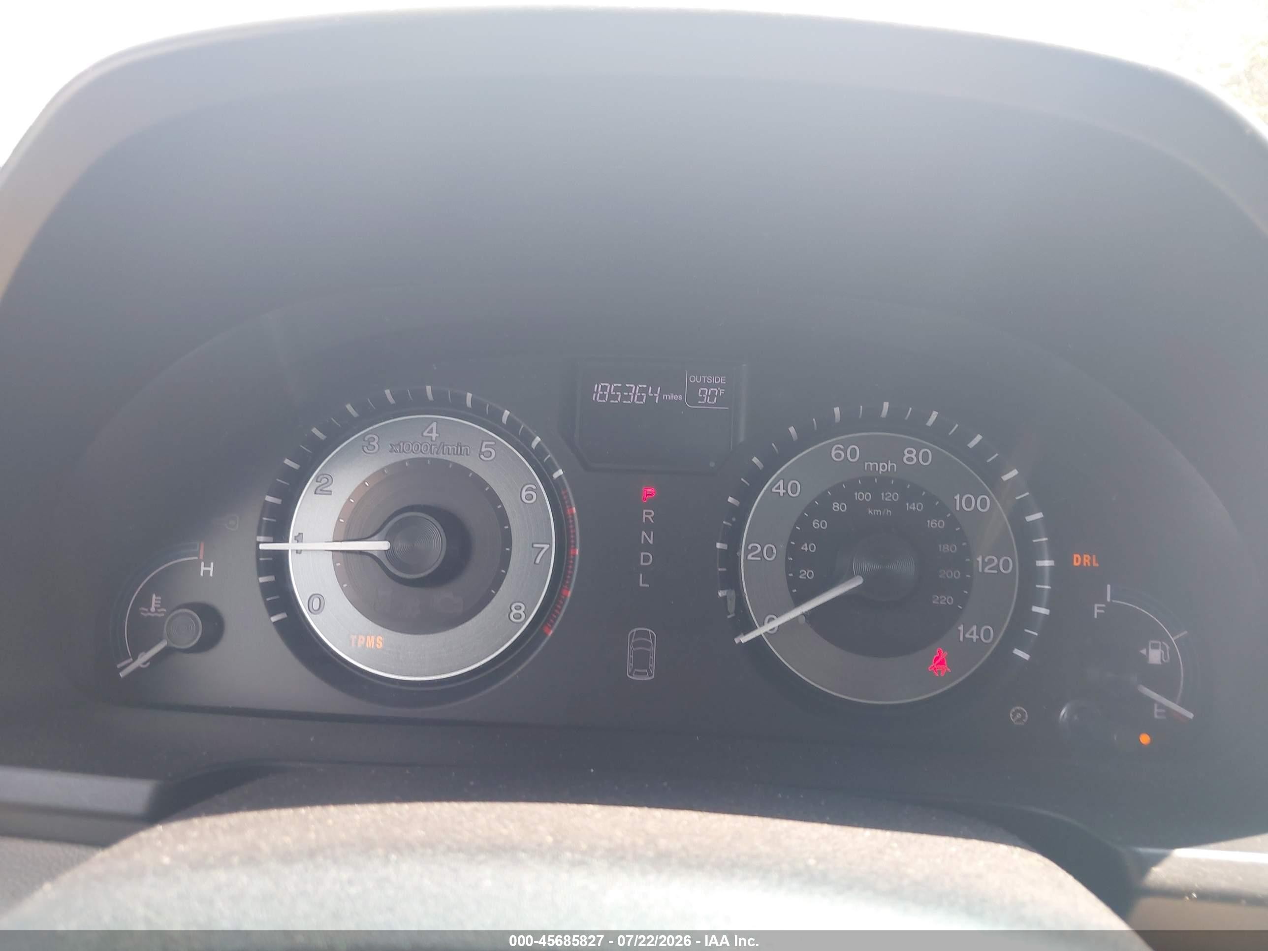 2011 Honda Odyssey Ex Maroon vin: 5FNRL5H4XBB053182