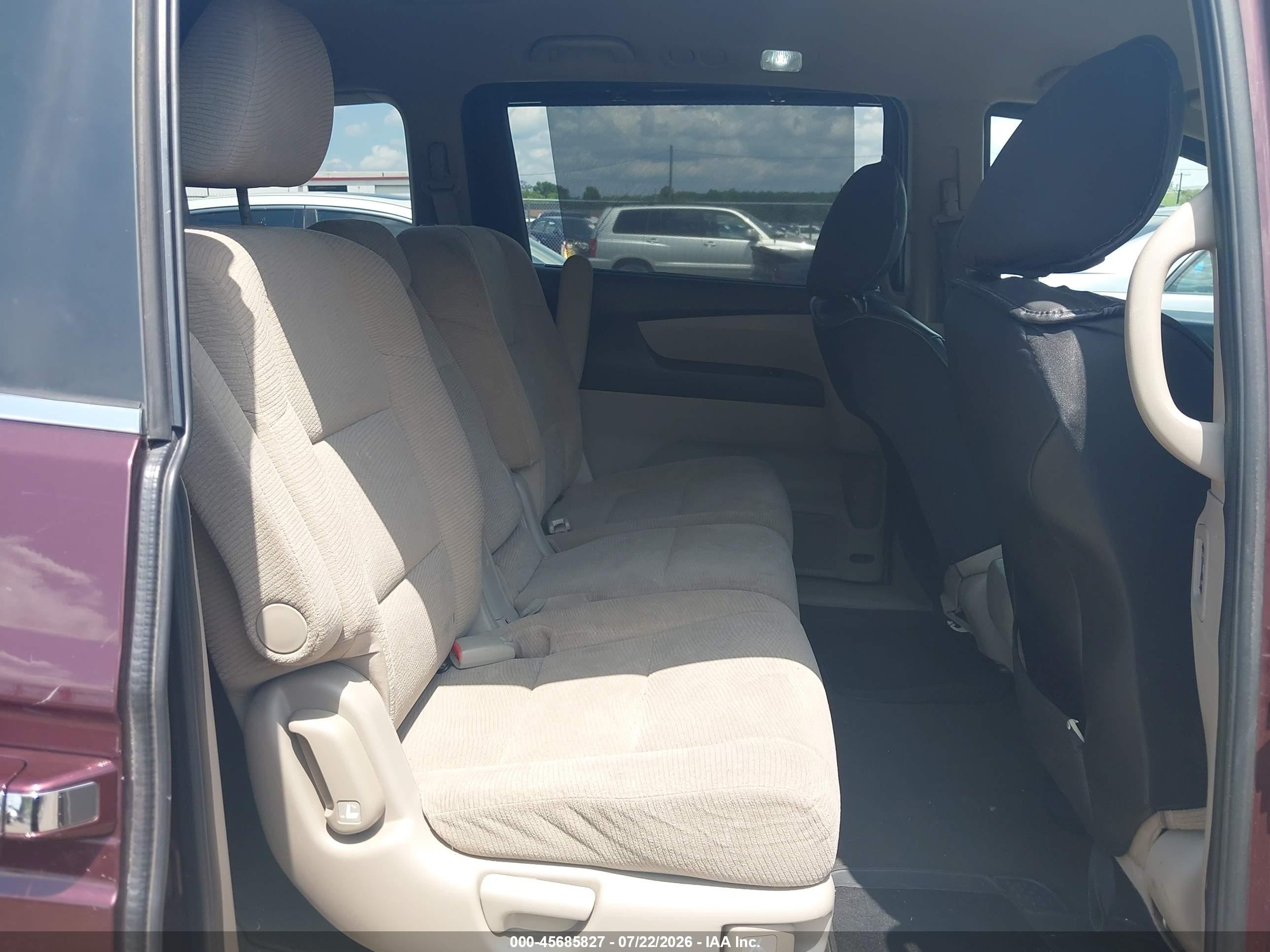 2011 Honda Odyssey Ex Maroon vin: 5FNRL5H4XBB053182