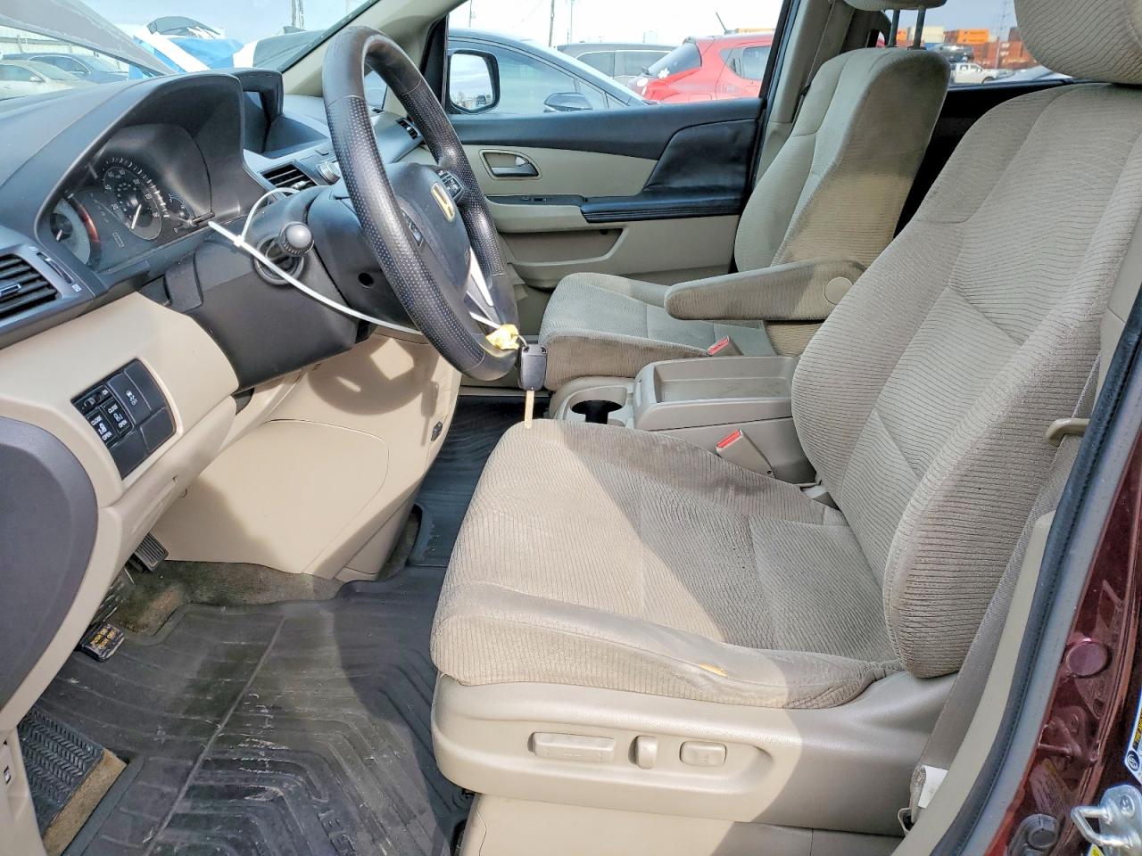 2011 Honda Odyssey Ex Maroon vin: 5FNRL5H4XBB064991