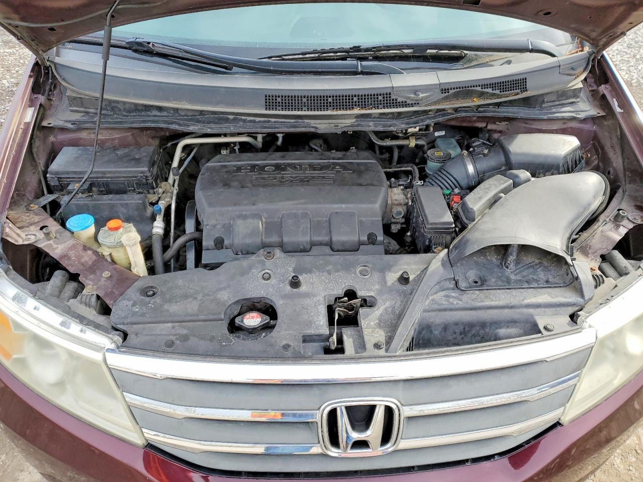 2011 Honda Odyssey Ex Maroon vin: 5FNRL5H4XBB064991
