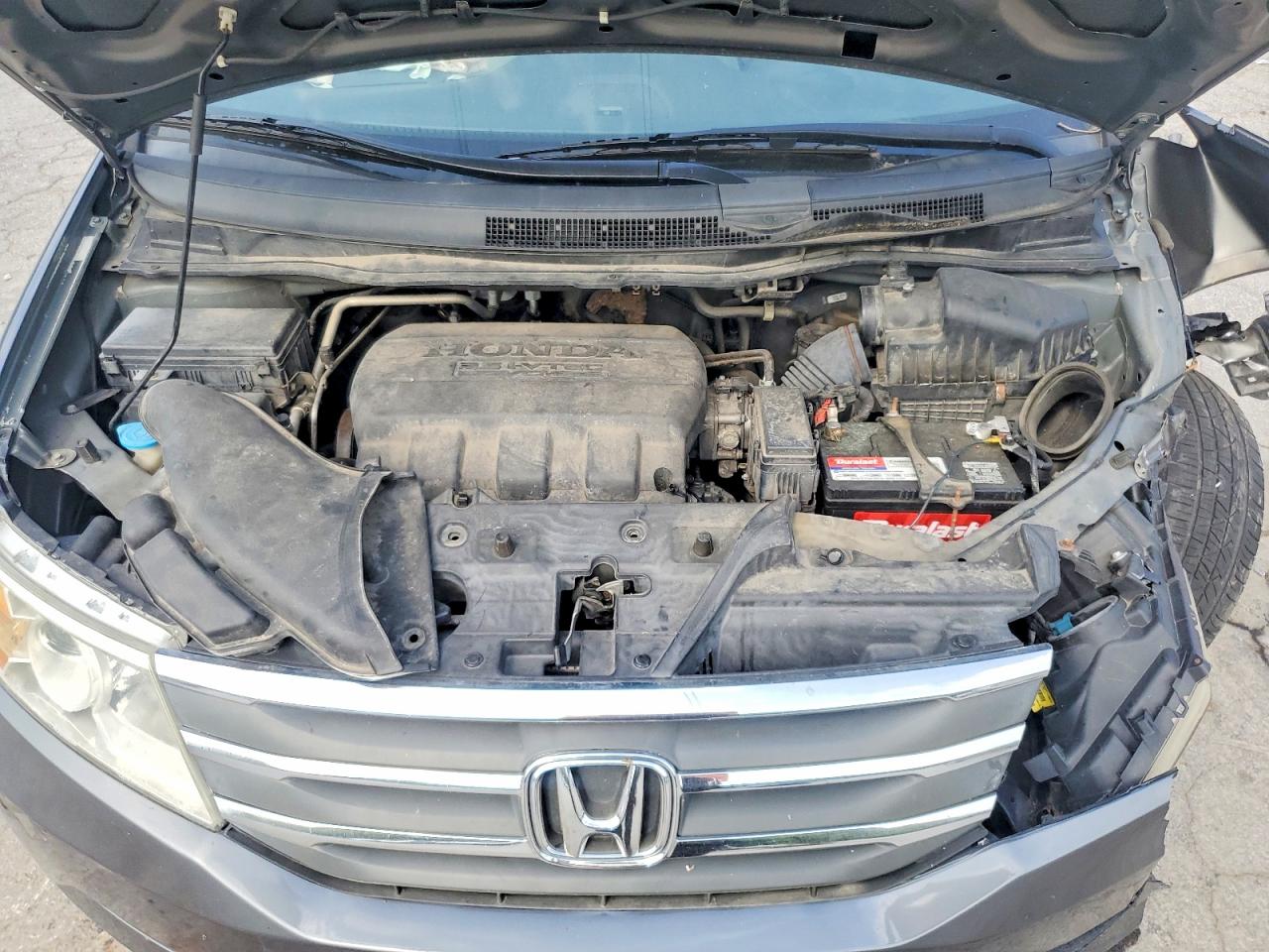 2011 Honda Odyssey Ex Gray vin: 5FNRL5H4XBB075067