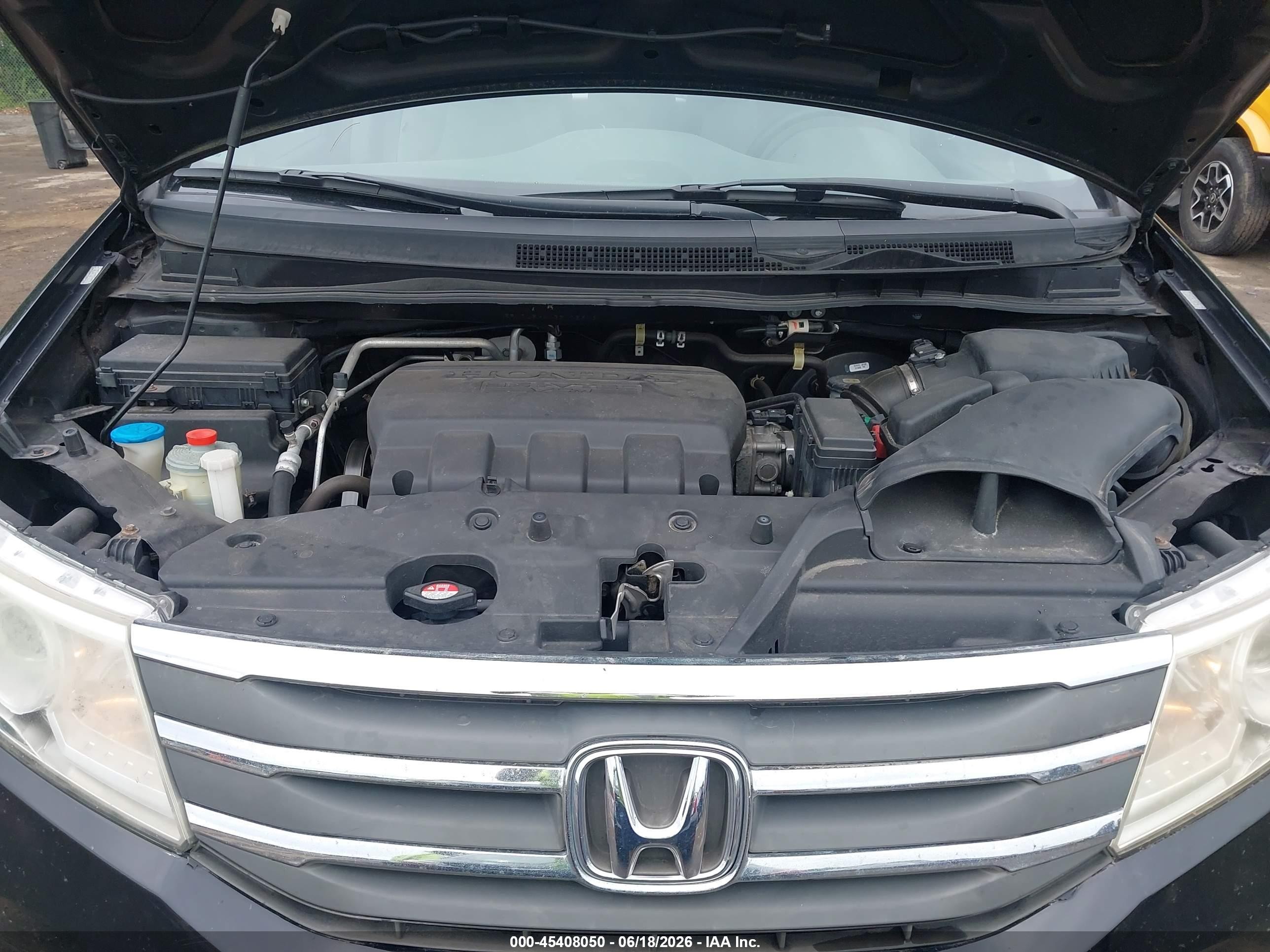 2011 Honda Odyssey Ex Black vin: 5FNRL5H4XBB075506