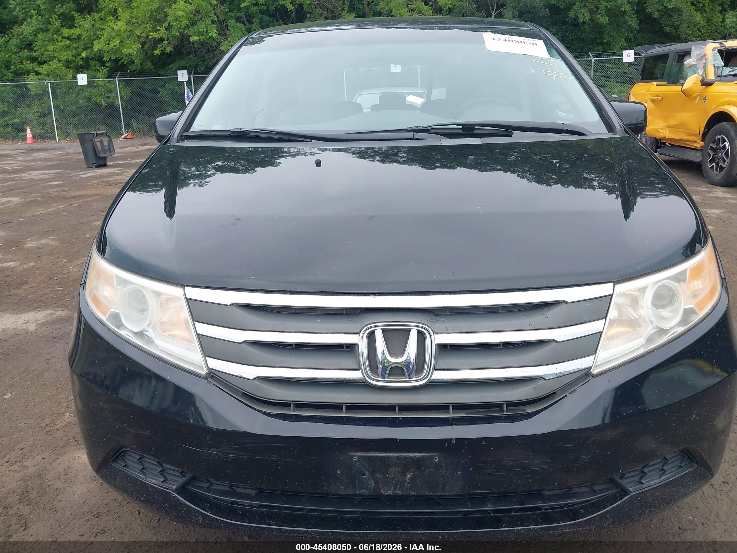 2011 Honda Odyssey Ex Black vin: 5FNRL5H4XBB075506