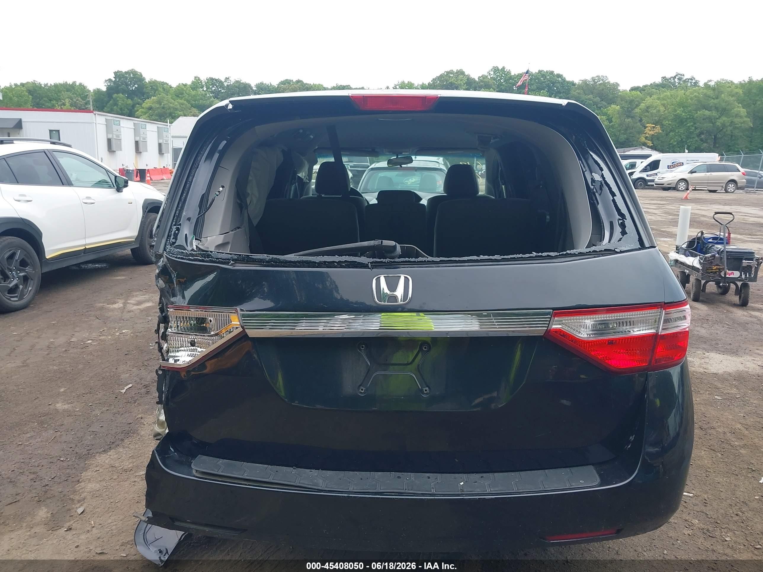 2011 Honda Odyssey Ex Black vin: 5FNRL5H4XBB075506