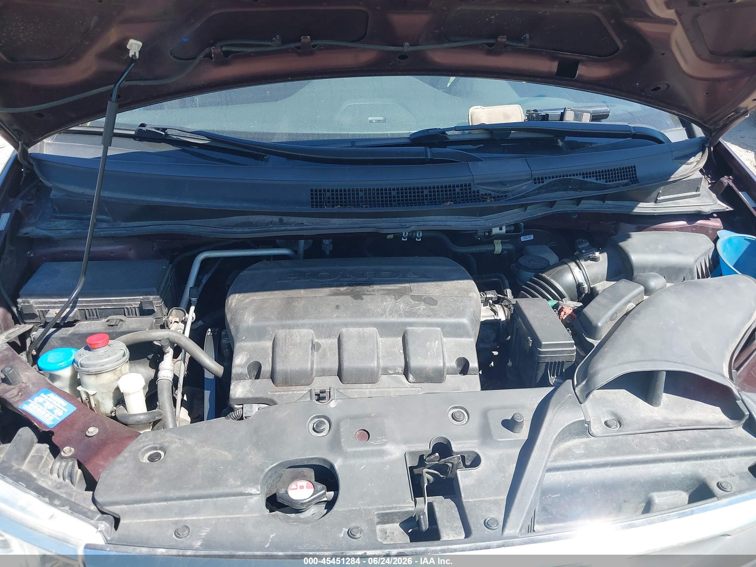 2012 Honda Odyssey Ex Бордовый vin: 5FNRL5H4XCB047125