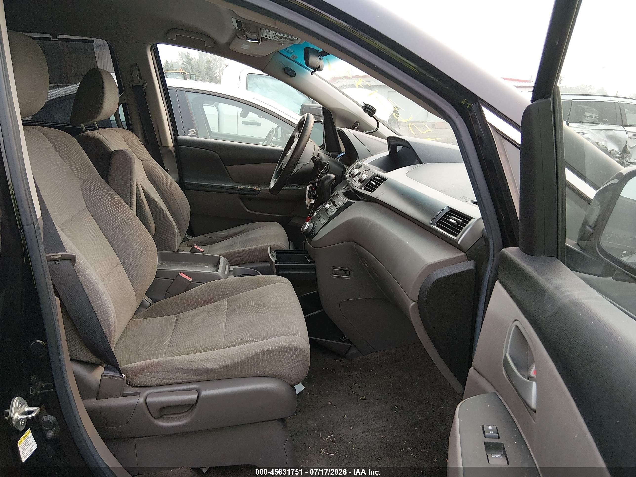 2012 Honda Odyssey Ex Черный vin: 5FNRL5H4XCB071148