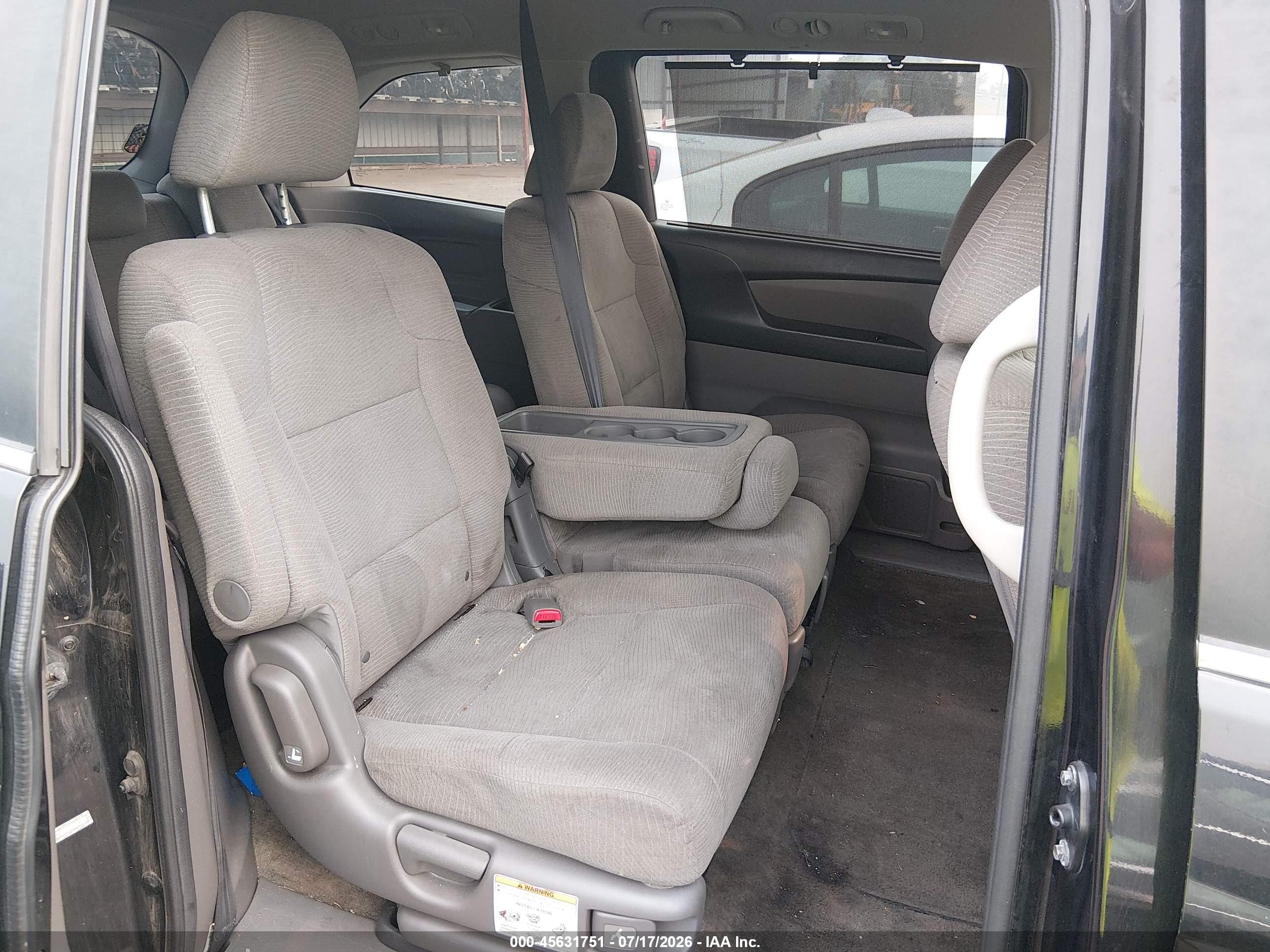 2012 Honda Odyssey Ex Черный vin: 5FNRL5H4XCB071148