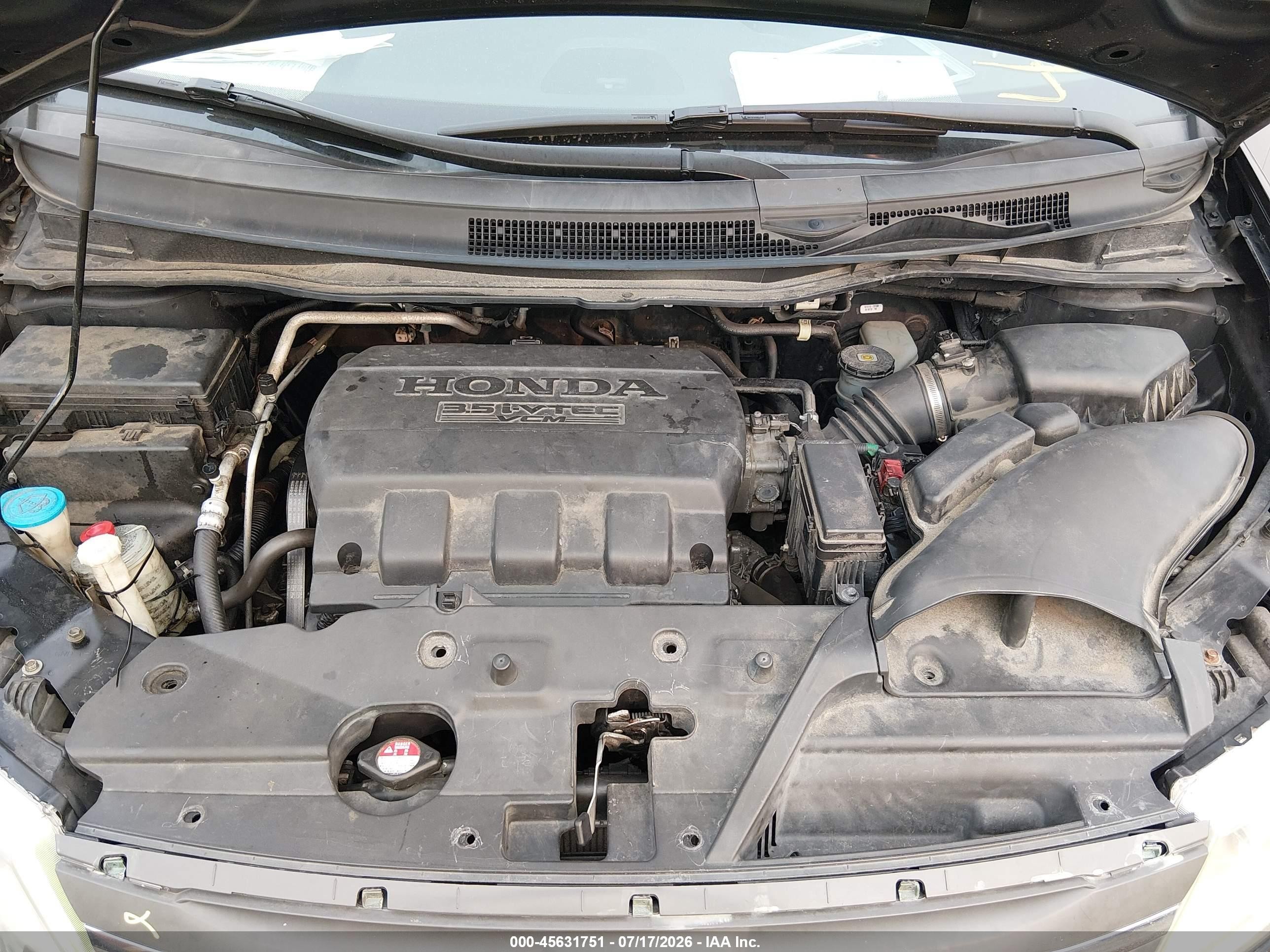 2012 Honda Odyssey Ex Черный vin: 5FNRL5H4XCB071148