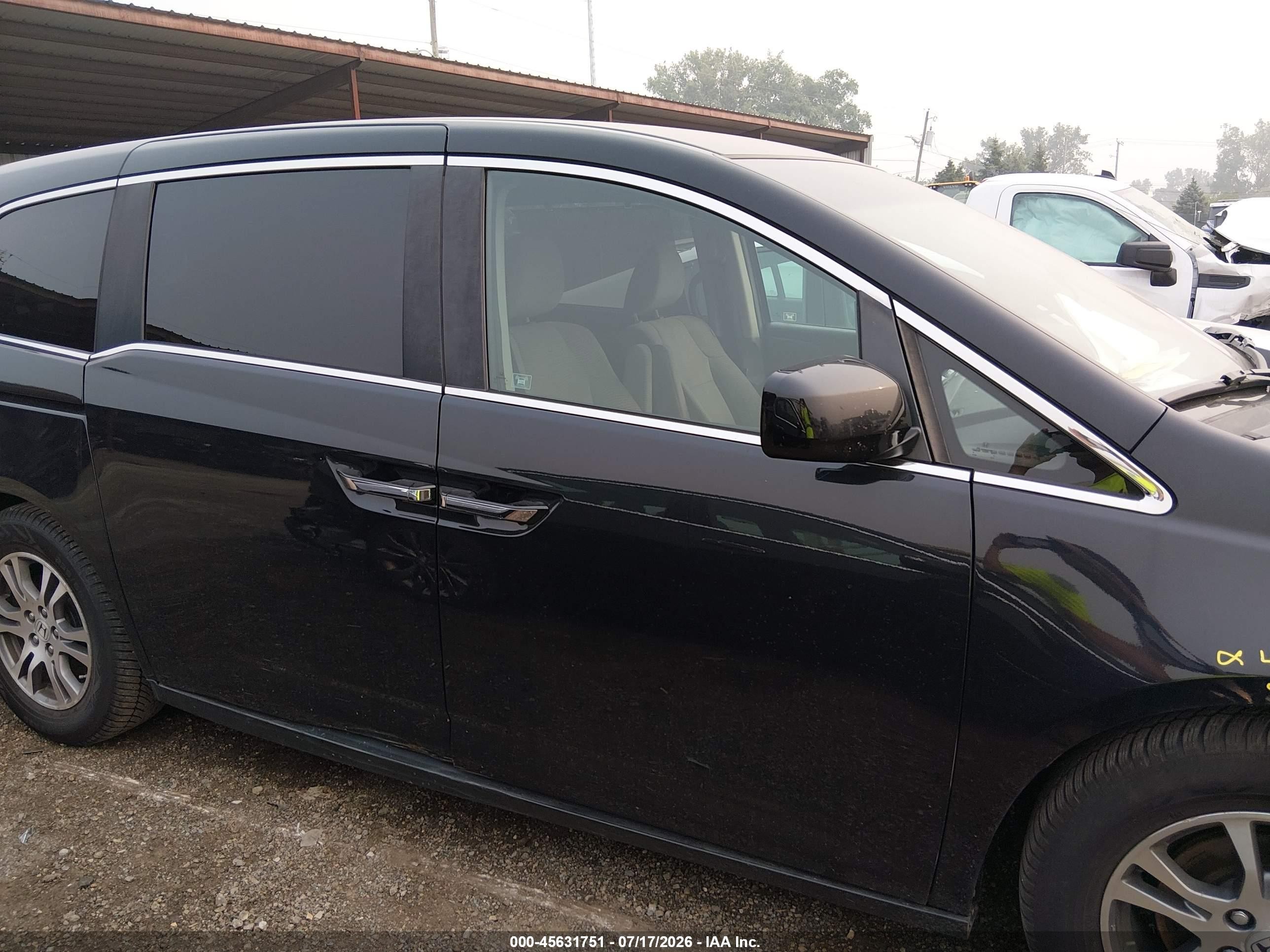 2012 Honda Odyssey Ex Черный vin: 5FNRL5H4XCB071148