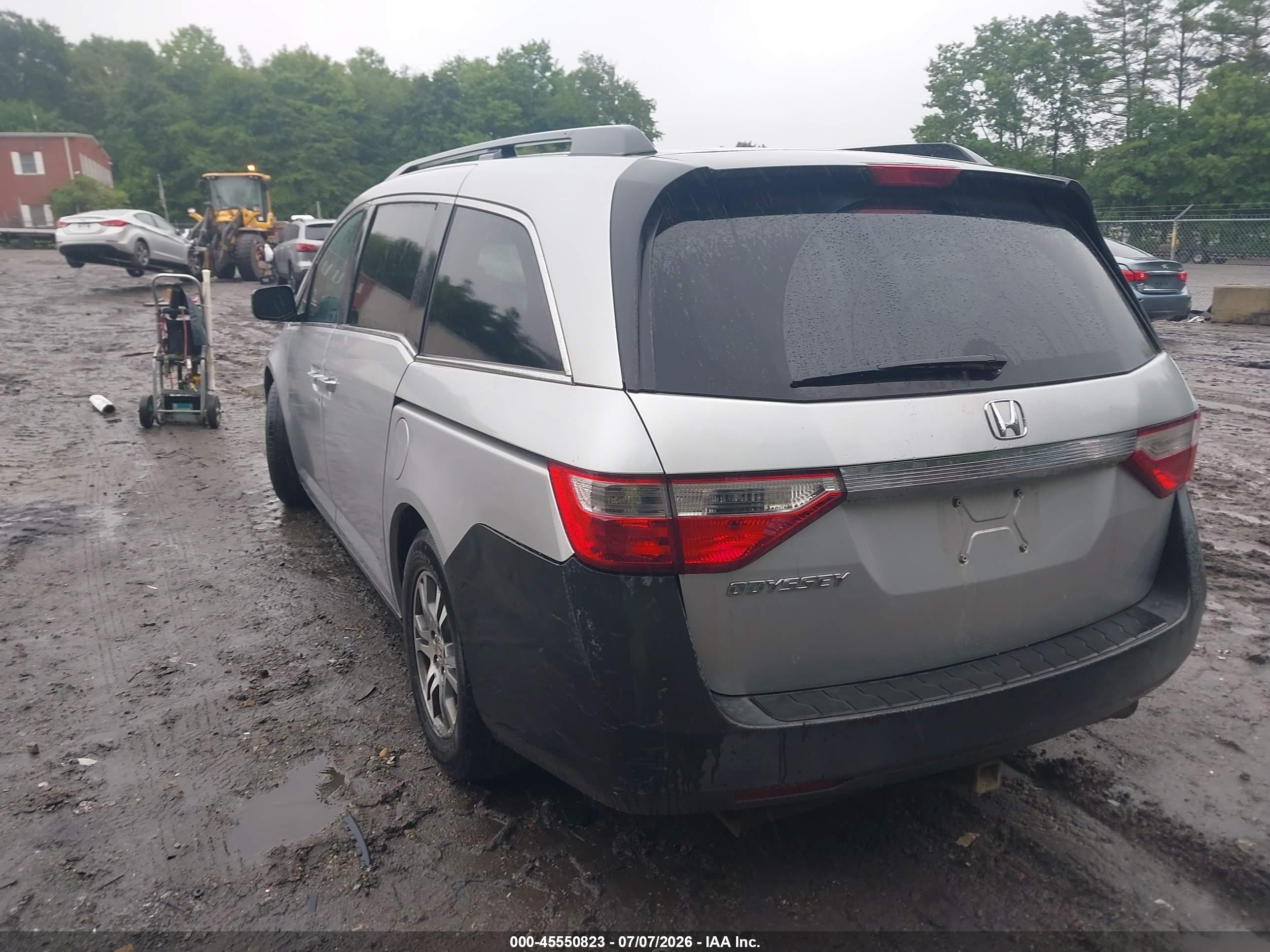 2012 Honda Odyssey Ex Silver vin: 5FNRL5H4XCB078455