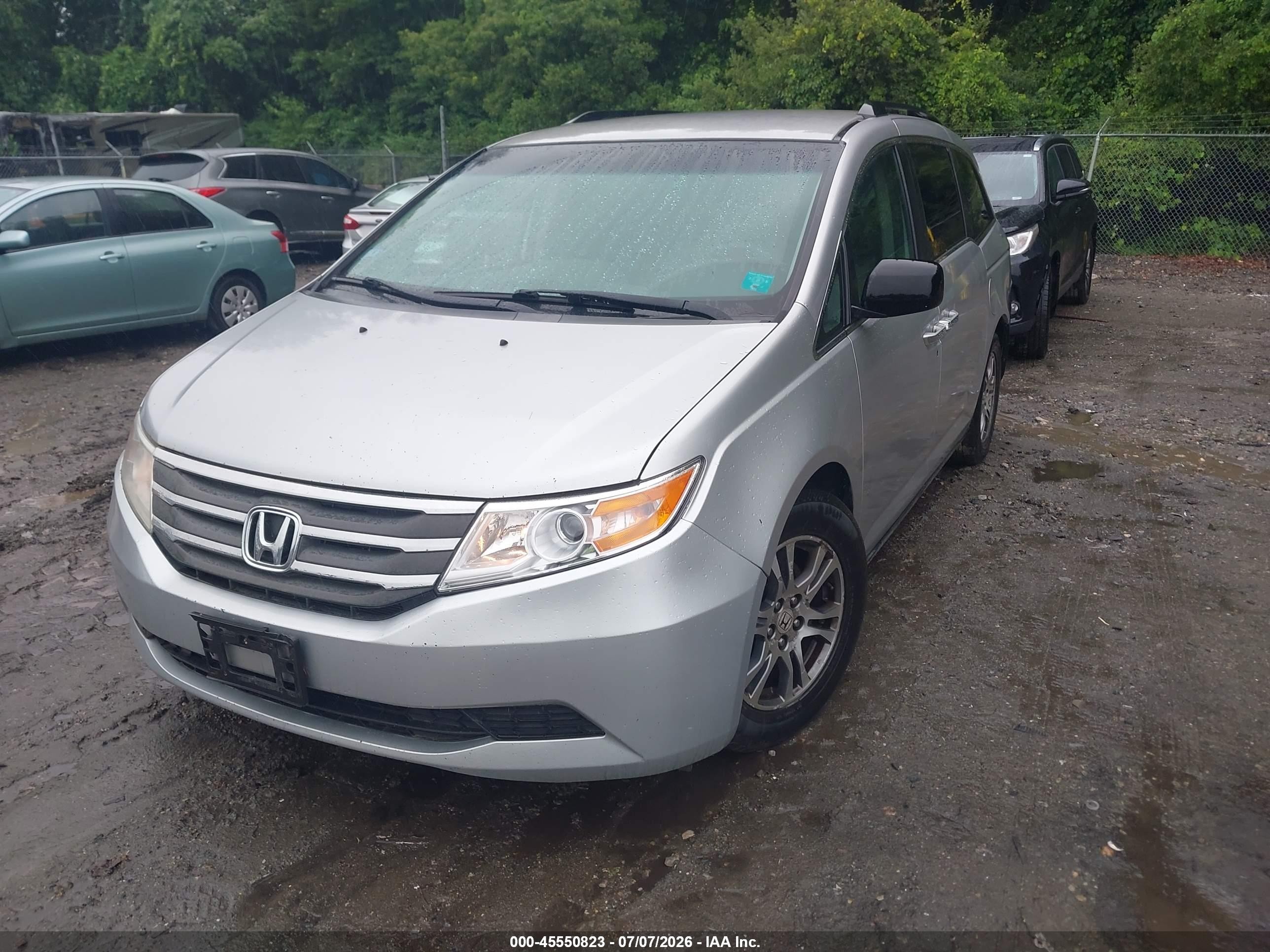 2012 Honda Odyssey Ex Silver vin: 5FNRL5H4XCB078455