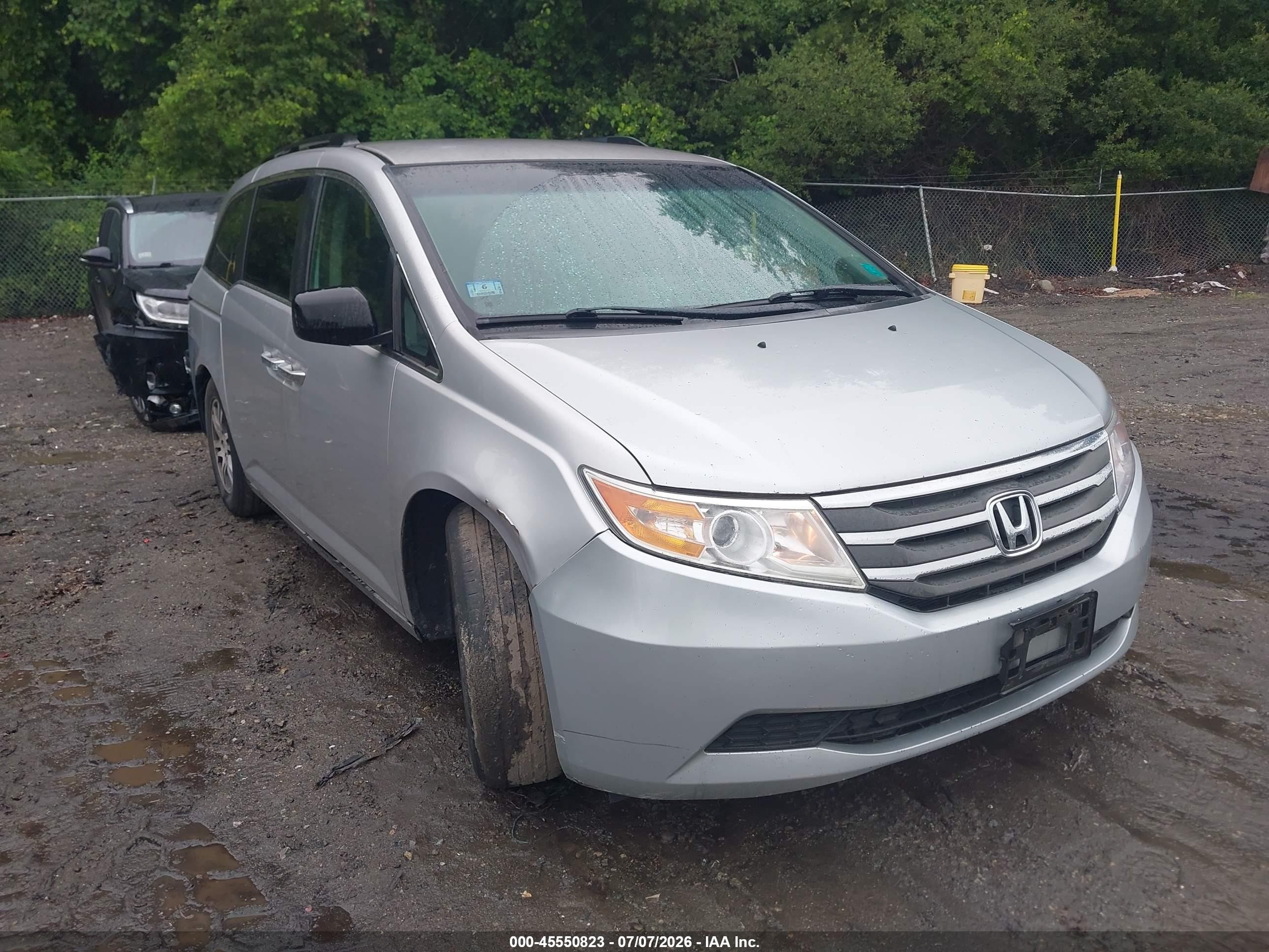2012 Honda Odyssey Ex Серебряный vin: 5FNRL5H4XCB078455