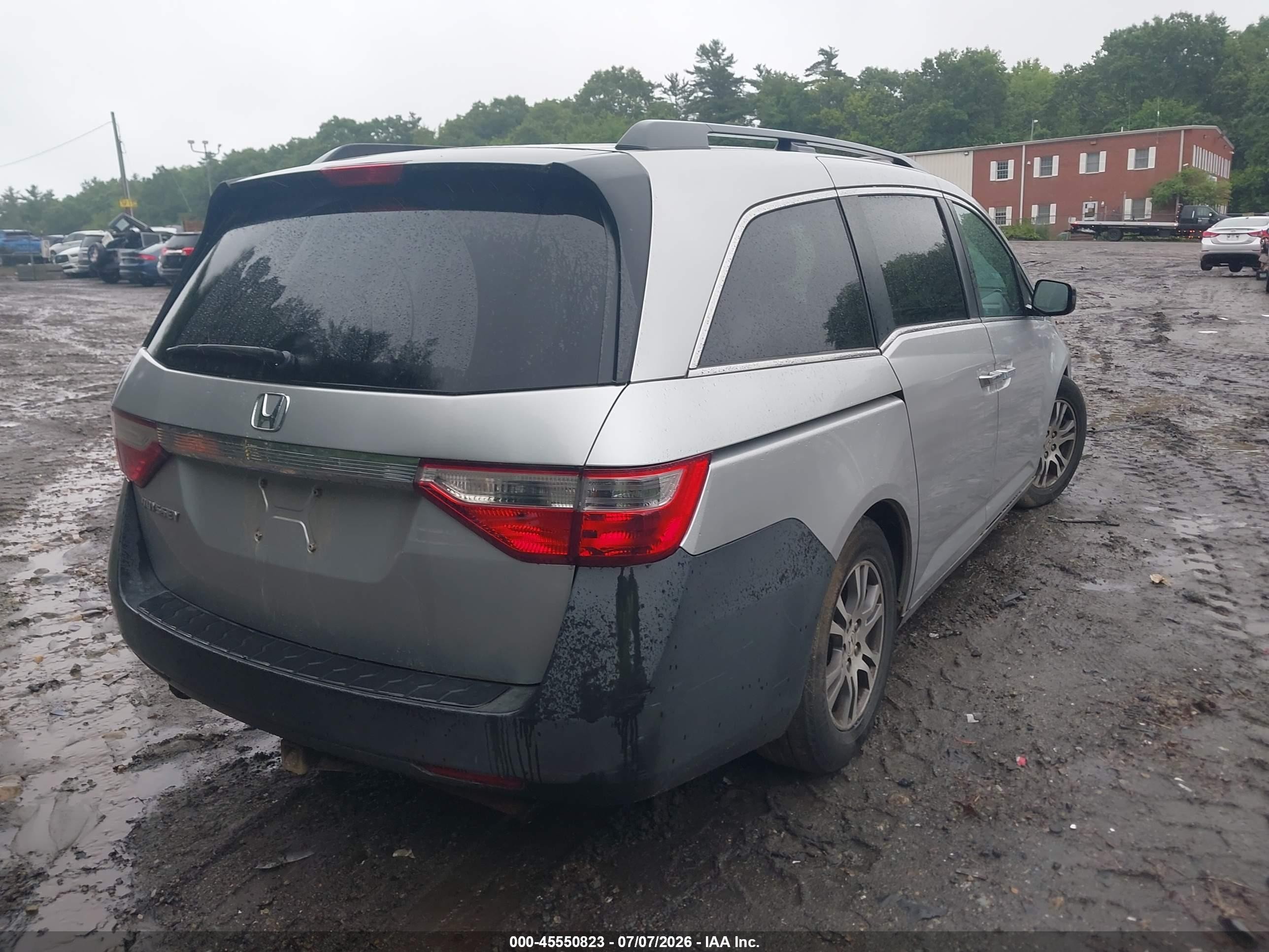 2012 Honda Odyssey Ex Silver vin: 5FNRL5H4XCB078455