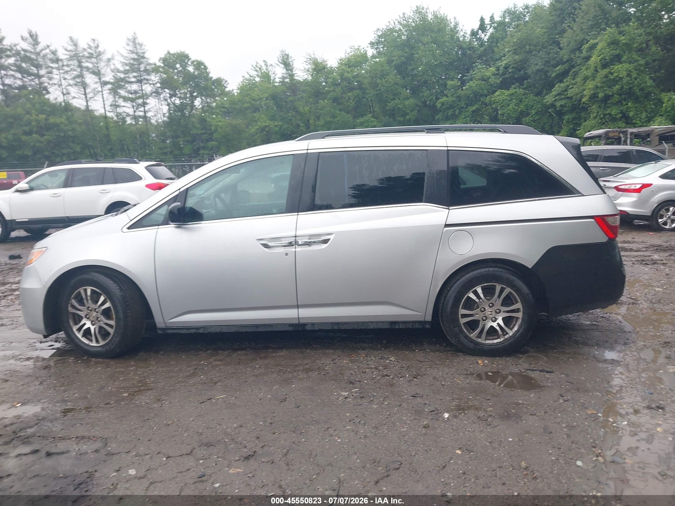 2012 Honda Odyssey Ex Silver vin: 5FNRL5H4XCB078455