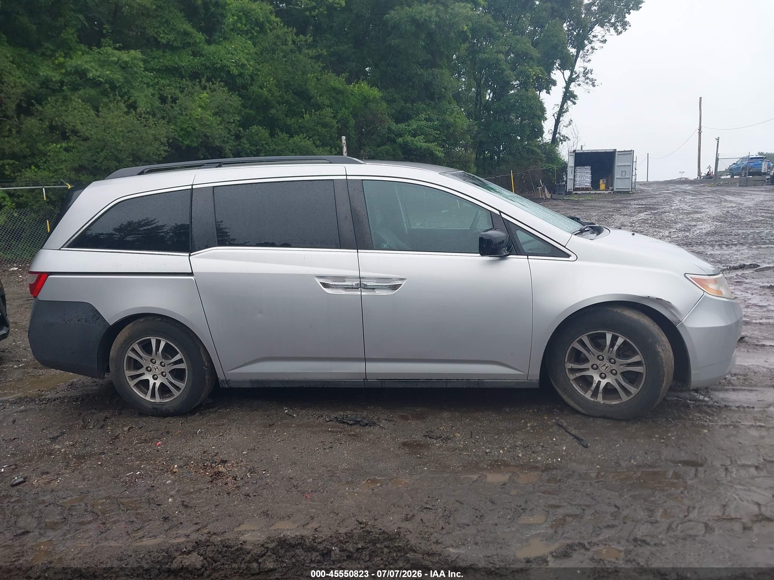 2012 Honda Odyssey Ex Silver vin: 5FNRL5H4XCB078455