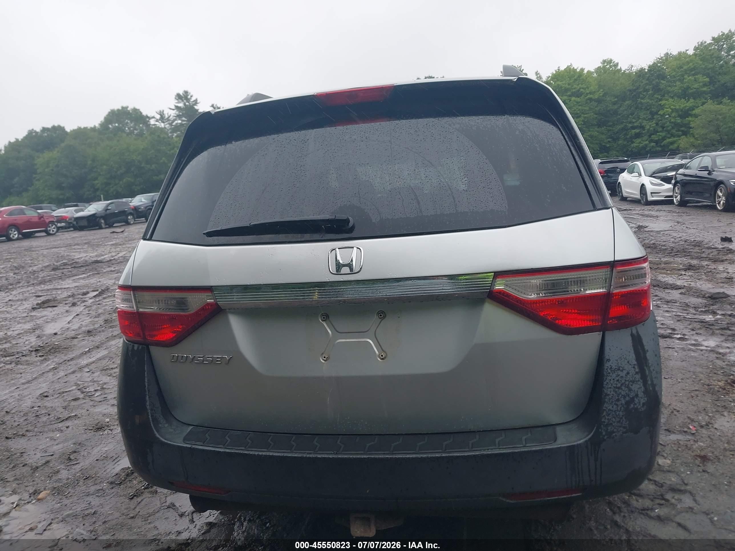2012 Honda Odyssey Ex Silver vin: 5FNRL5H4XCB078455