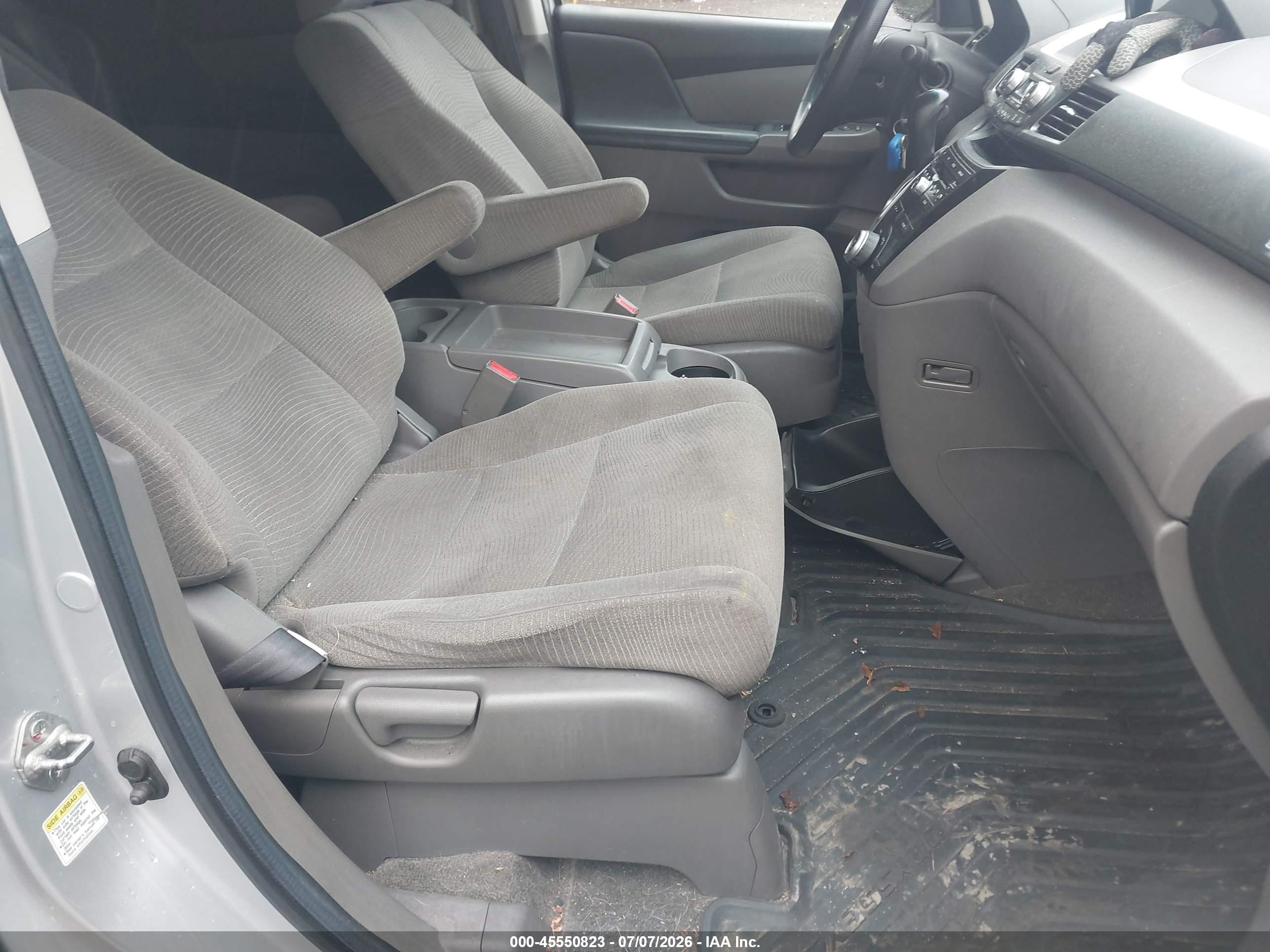 2012 Honda Odyssey Ex Silver vin: 5FNRL5H4XCB078455