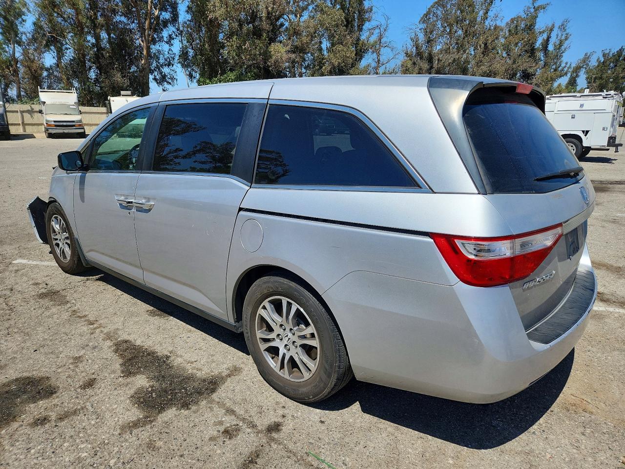 2012 Honda Odyssey Ex Silver vin: 5FNRL5H4XCB093456