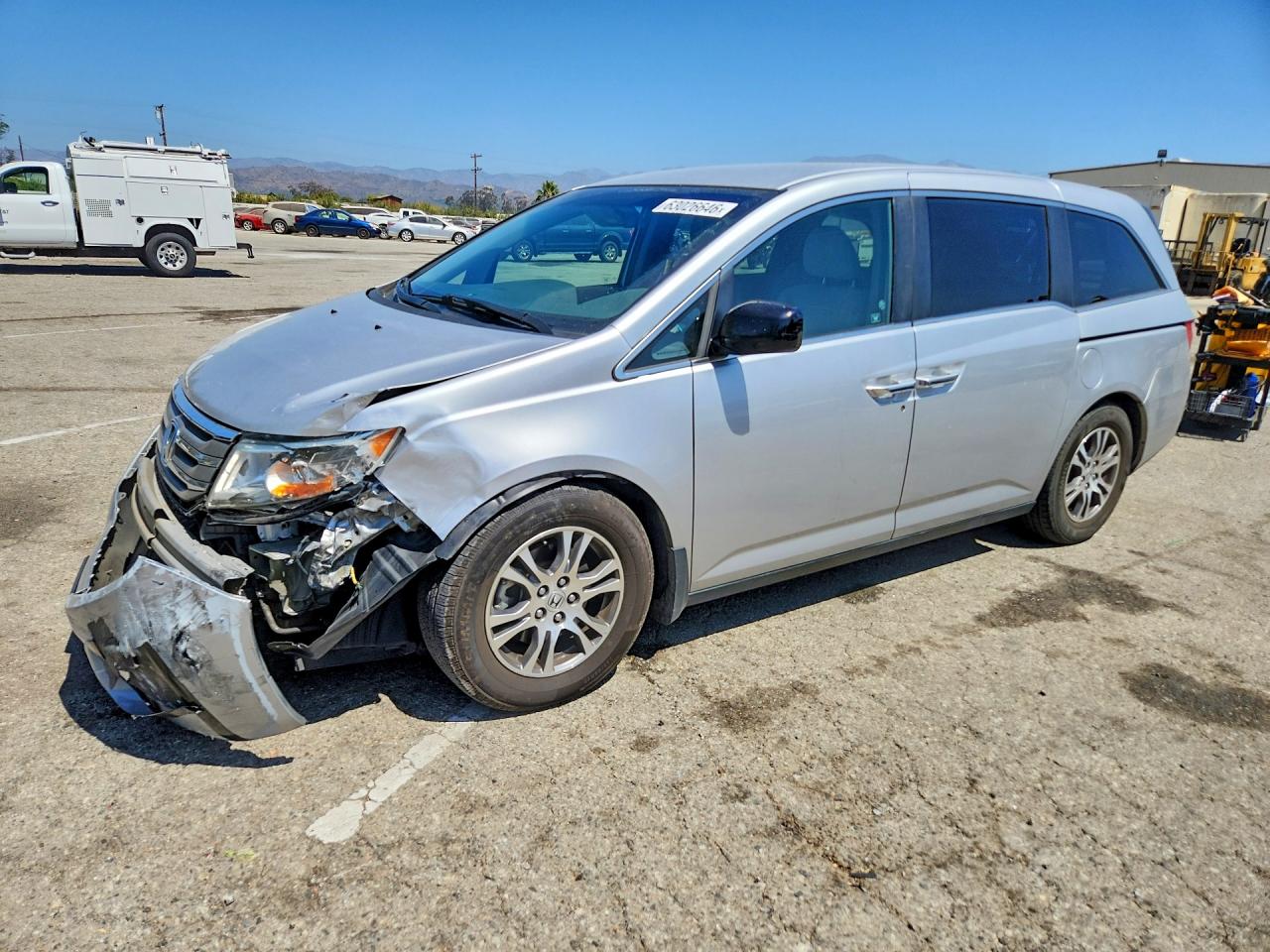 2012 Honda Odyssey Ex Silver vin: 5FNRL5H4XCB093456