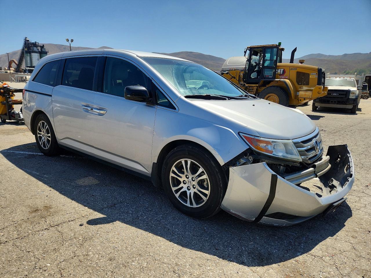 2012 Honda Odyssey Ex Silver vin: 5FNRL5H4XCB093456