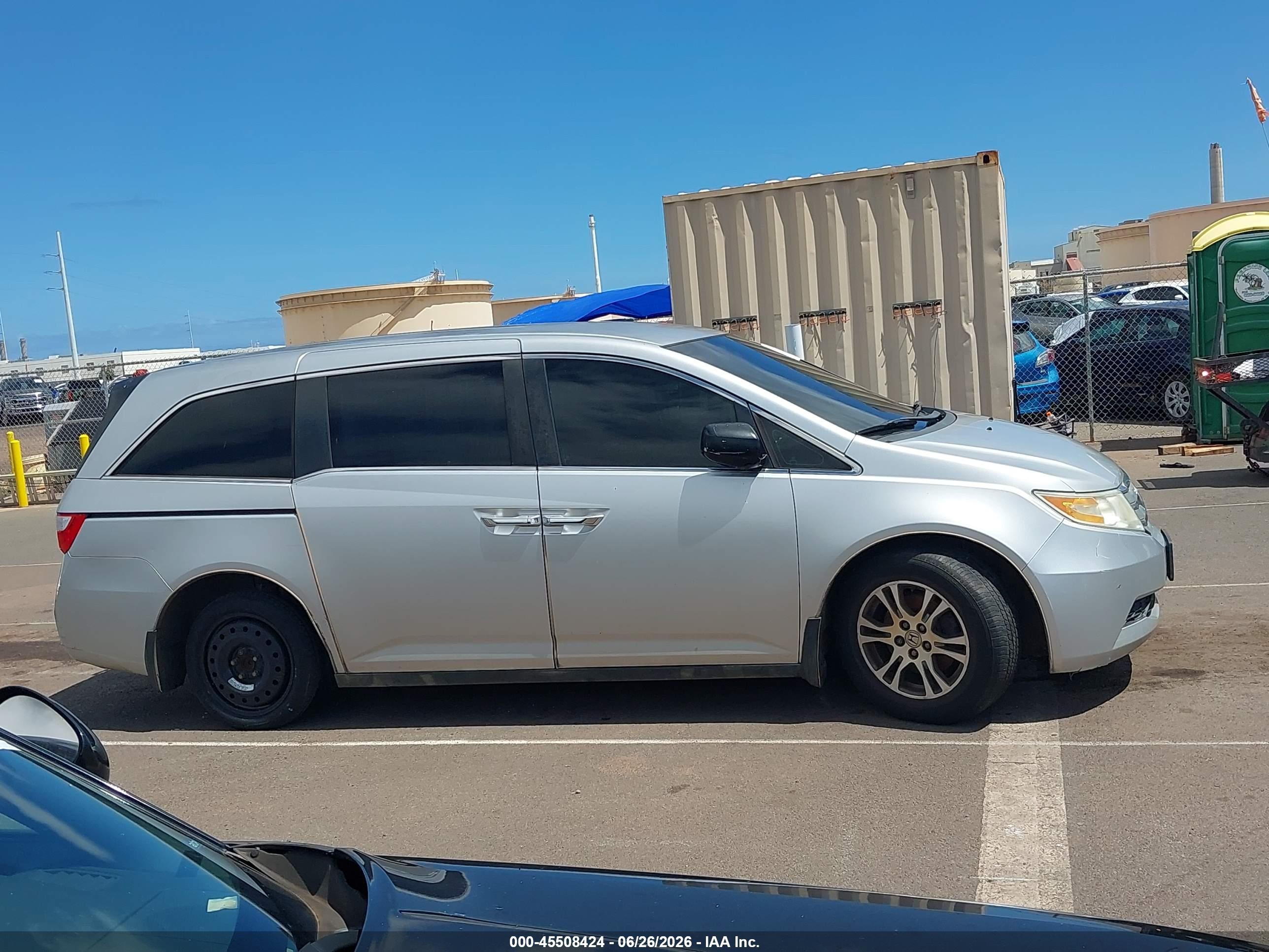 2012 Honda Odyssey Ex Silver vin: 5FNRL5H4XCB104777