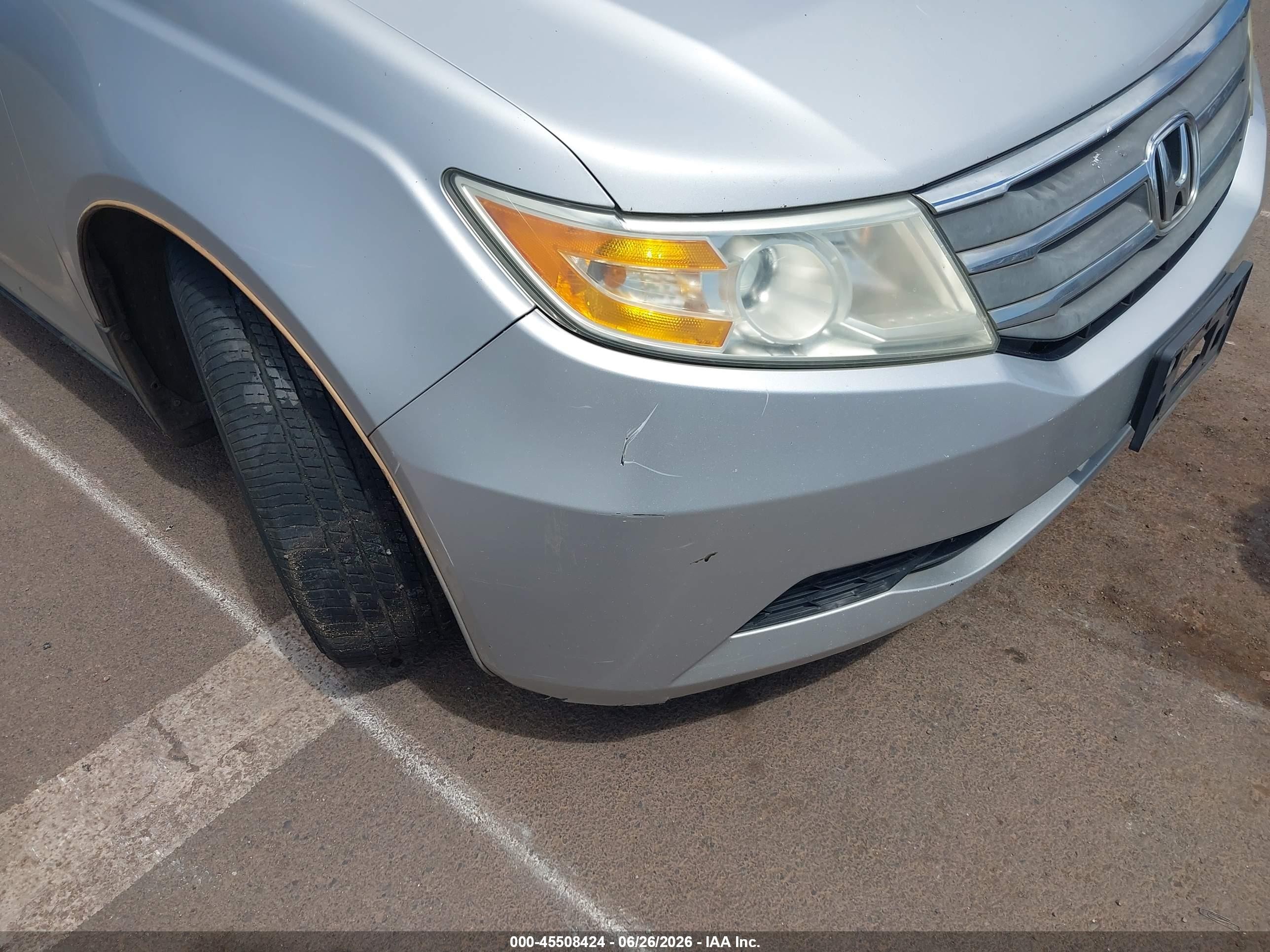 2012 Honda Odyssey Ex Silver vin: 5FNRL5H4XCB104777