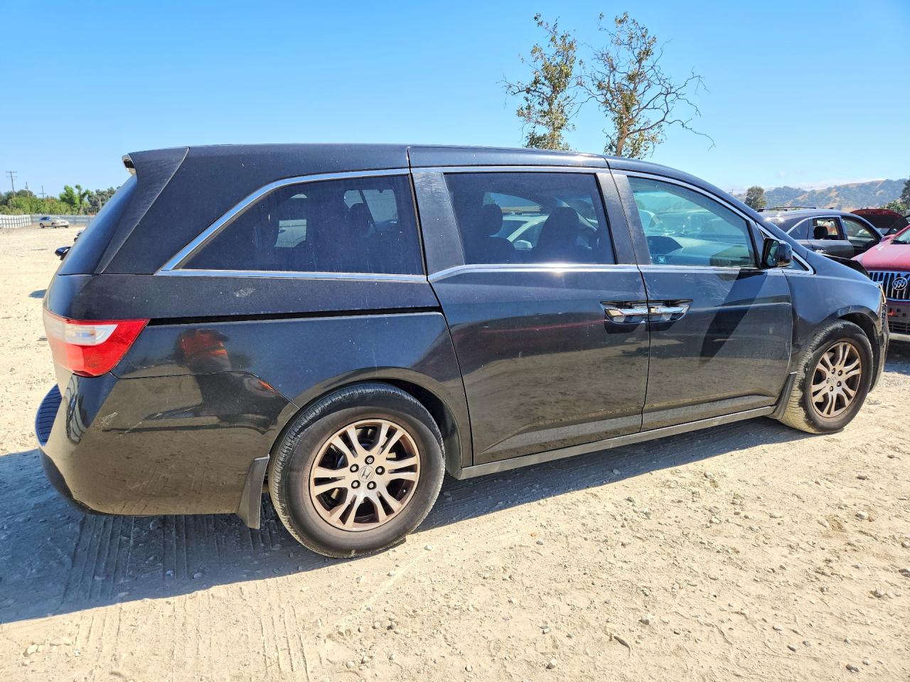 2012 Honda Odyssey Ex Black vin: 5FNRL5H4XCB105444