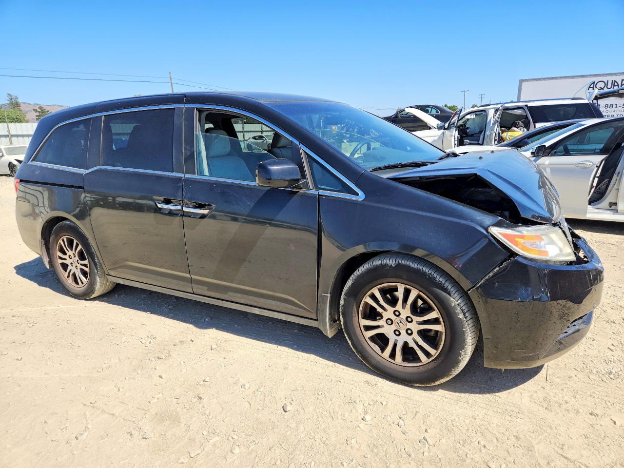 2012 Honda Odyssey Ex Black vin: 5FNRL5H4XCB105444