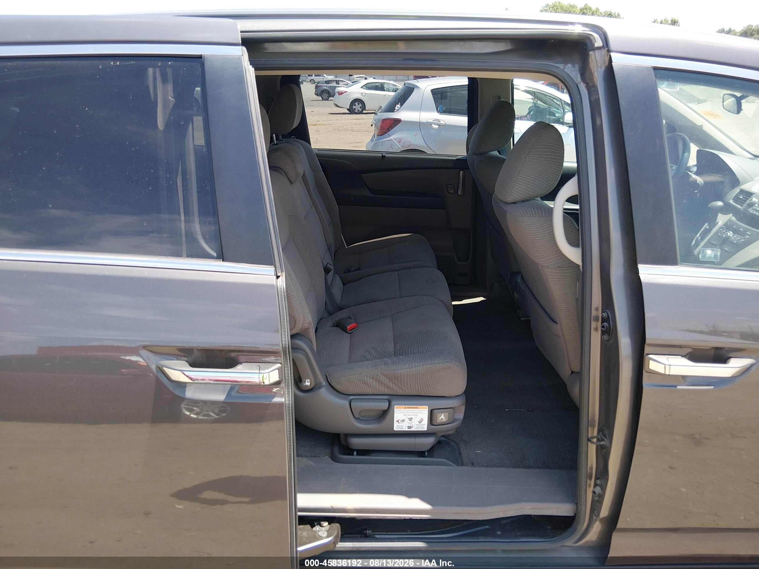 2012 Honda Odyssey Ex Gray vin: 5FNRL5H4XCB106173