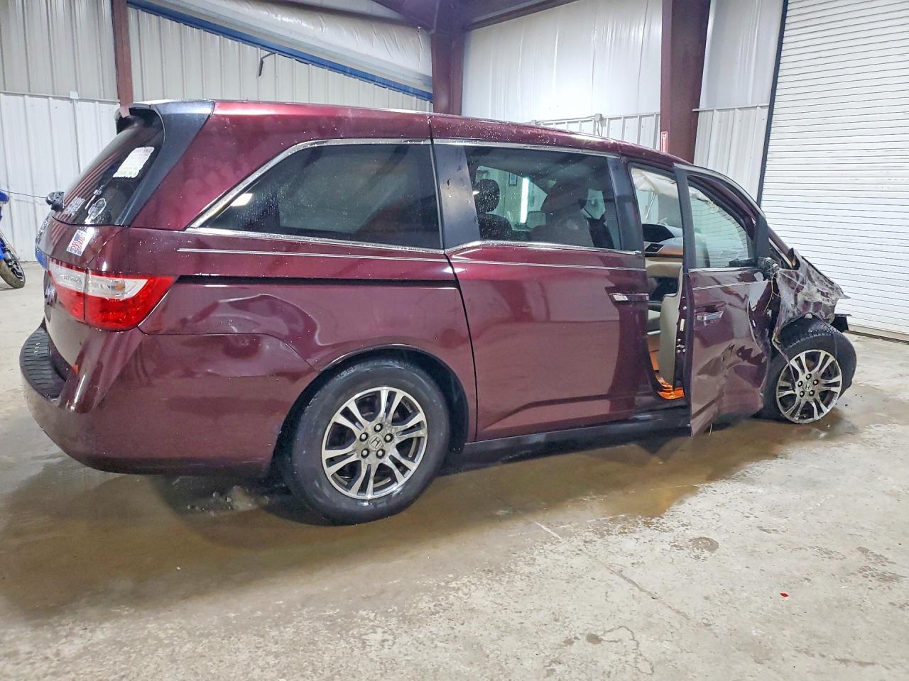 2013 Honda Odyssey Ex Purple vin: 5FNRL5H4XDB030181