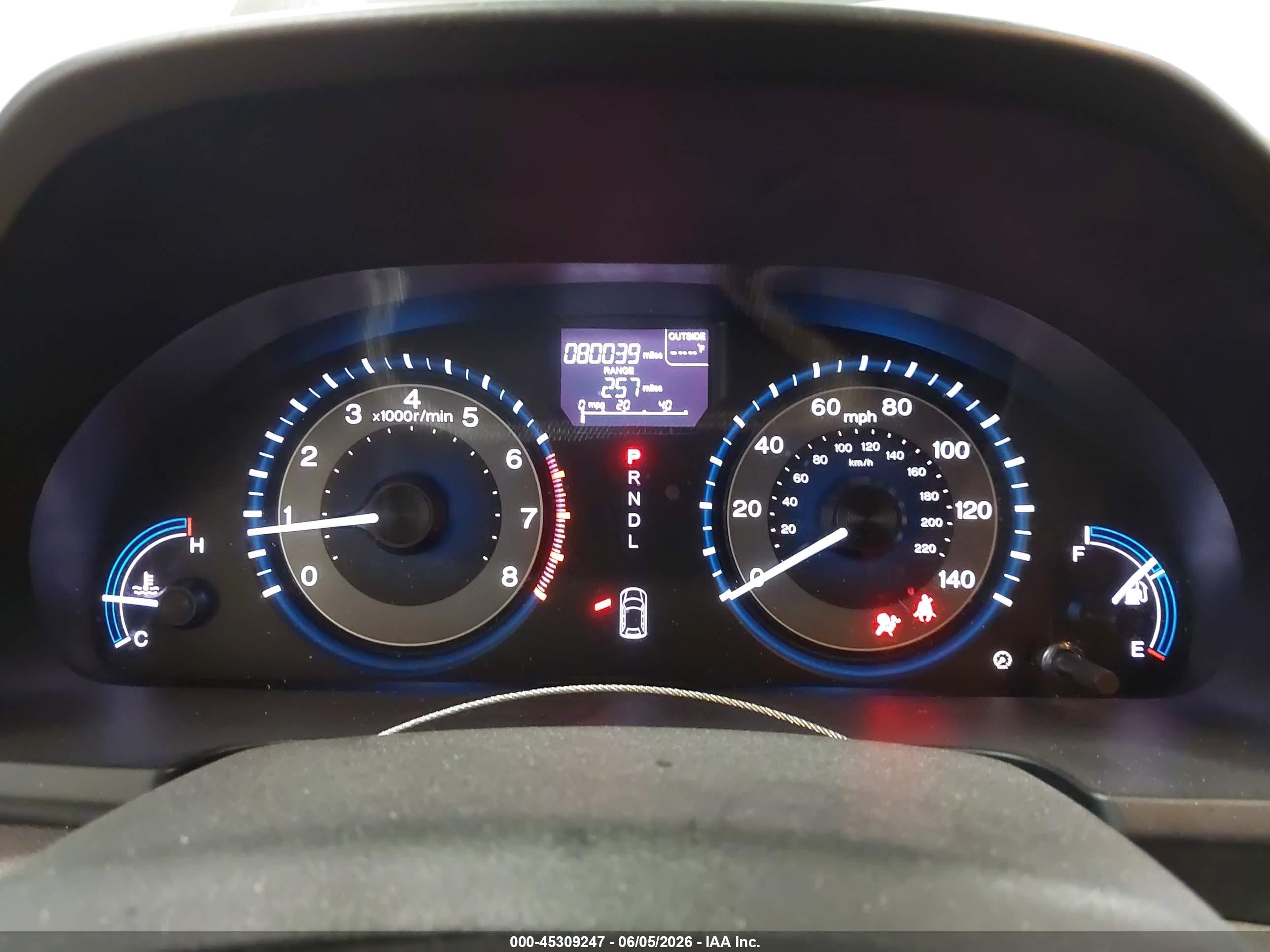 2013 Honda Odyssey Ex Gray vin: 5FNRL5H4XDB049135