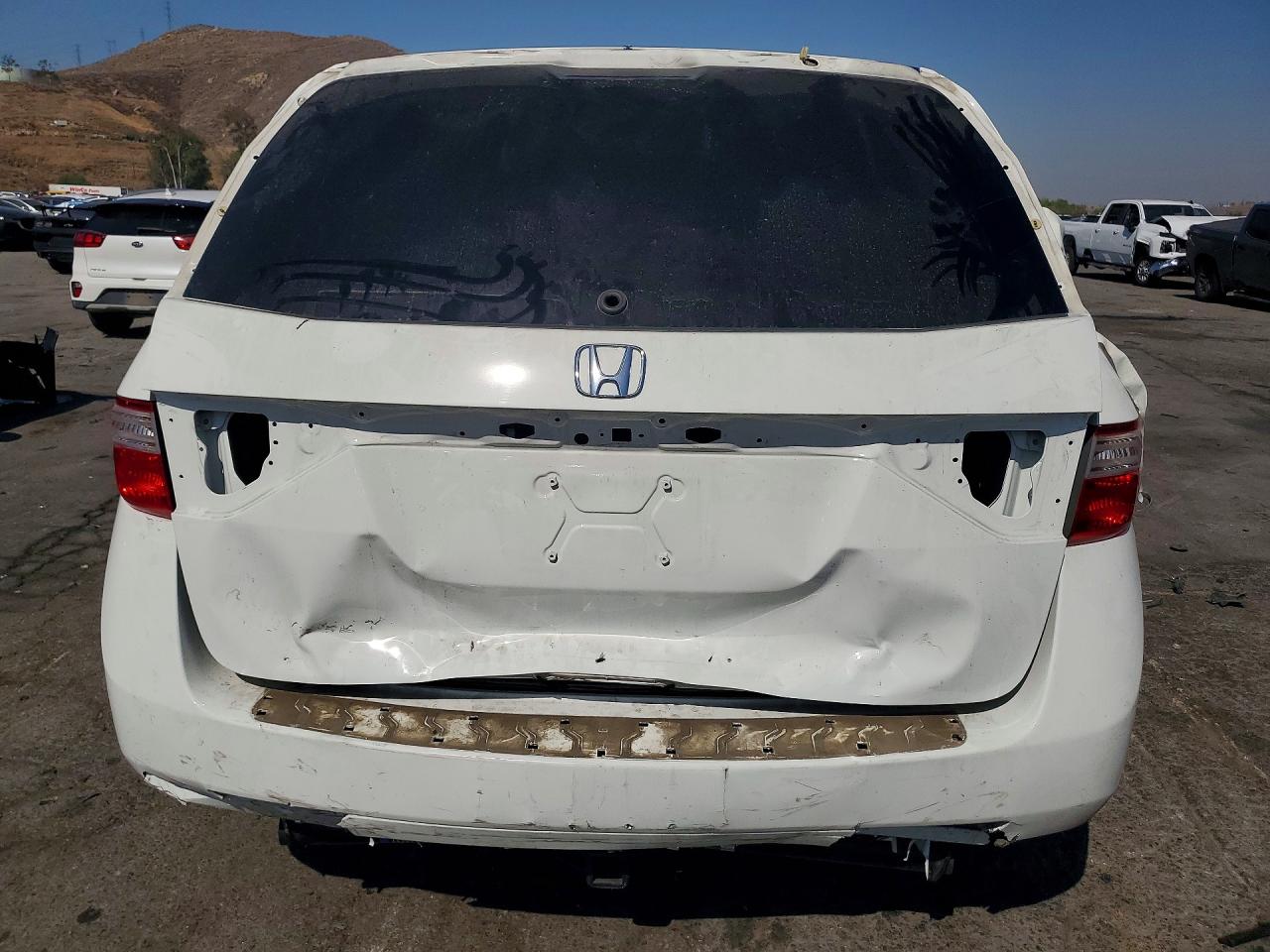 2013 Honda Odyssey Ex White vin: 5FNRL5H4XDB051919