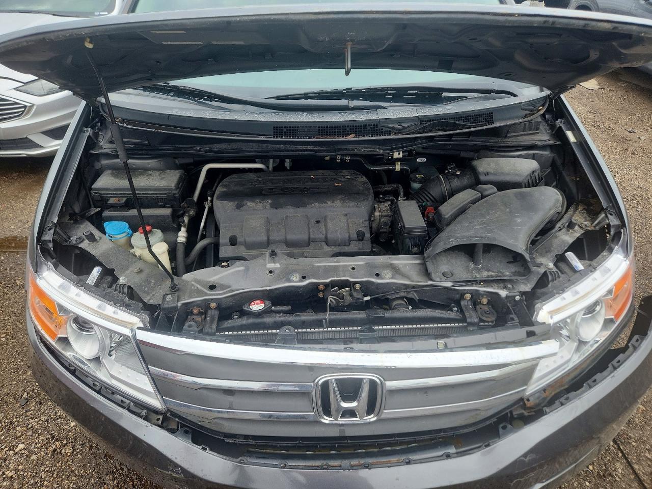 2013 Honda Odyssey Ex Gray vin: 5FNRL5H4XDB066419