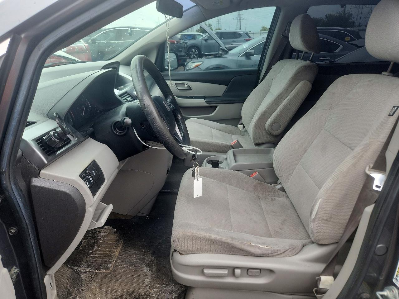 2013 Honda Odyssey Ex Gray vin: 5FNRL5H4XDB066419