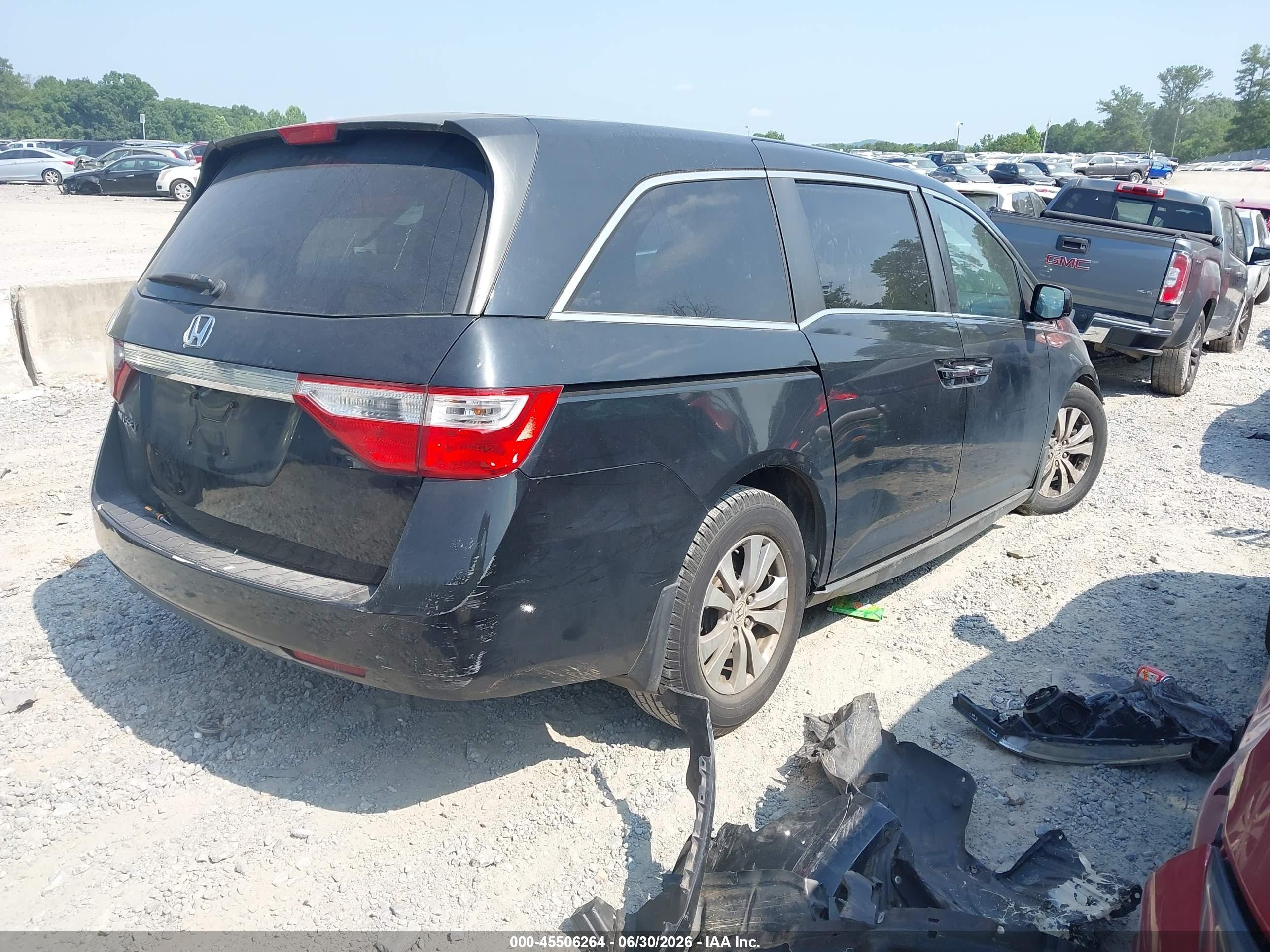 2013 Honda Odyssey Ex Black vin: 5FNRL5H4XDB082958