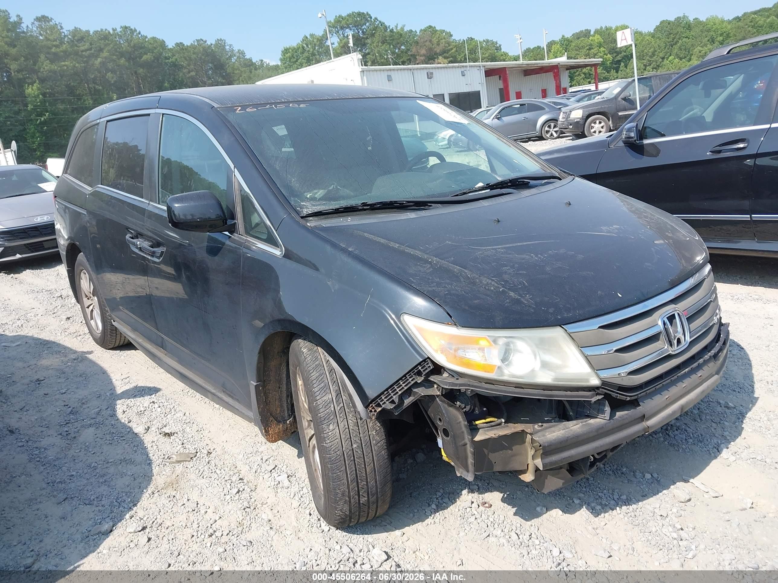 2013 Honda Odyssey Ex Black vin: 5FNRL5H4XDB082958