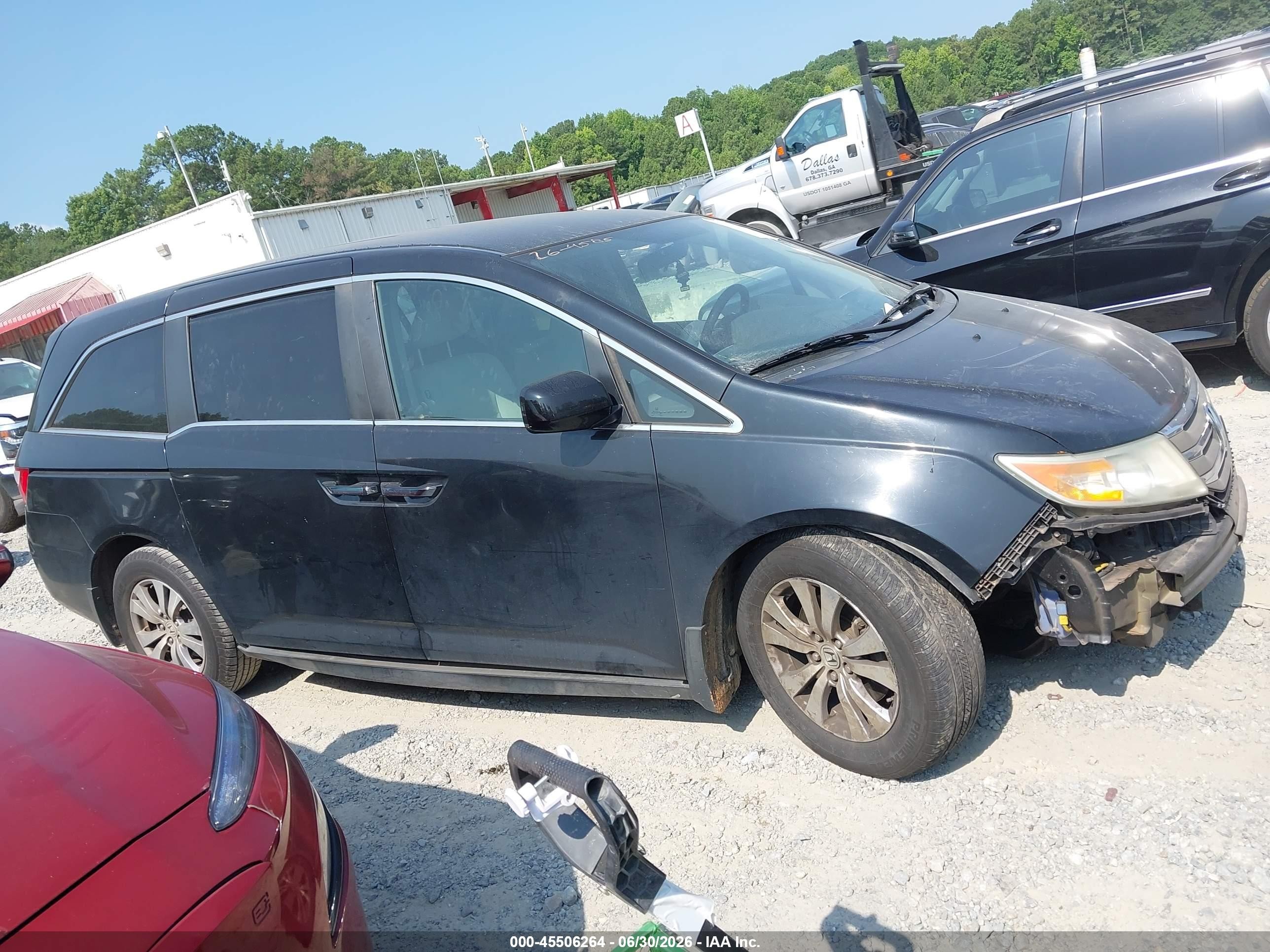 2013 Honda Odyssey Ex Black vin: 5FNRL5H4XDB082958