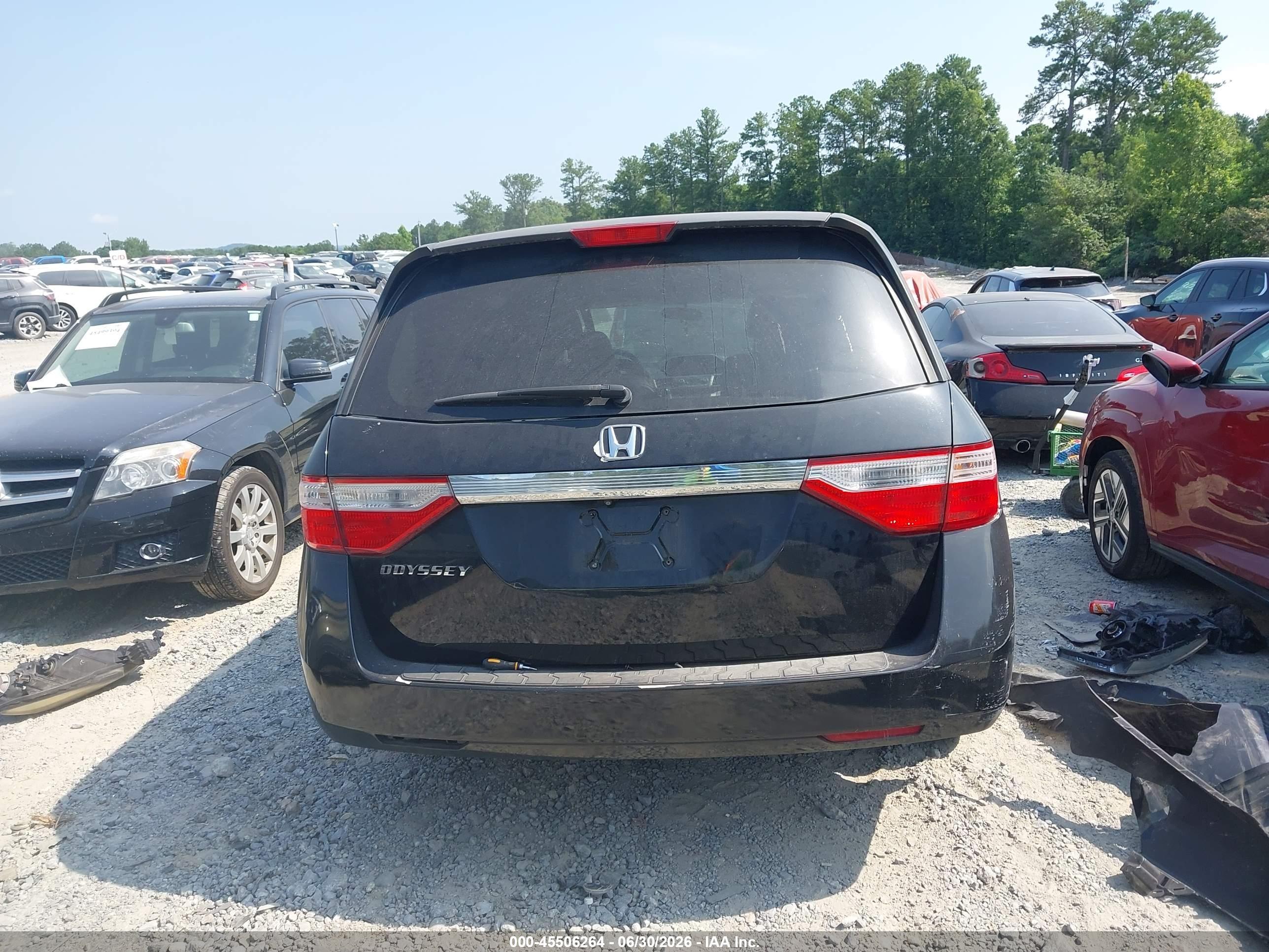 2013 Honda Odyssey Ex Black vin: 5FNRL5H4XDB082958