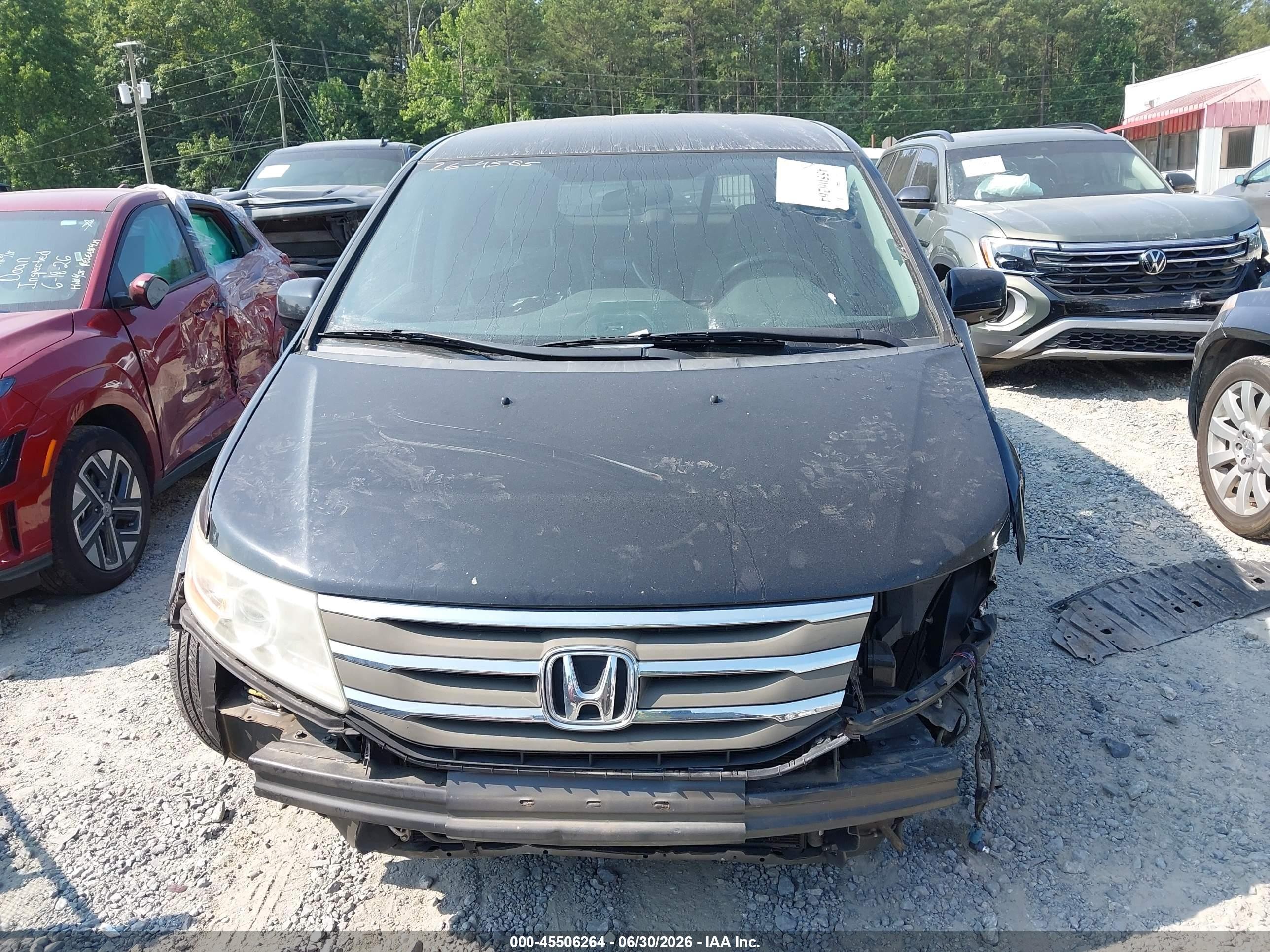 2013 Honda Odyssey Ex Black vin: 5FNRL5H4XDB082958