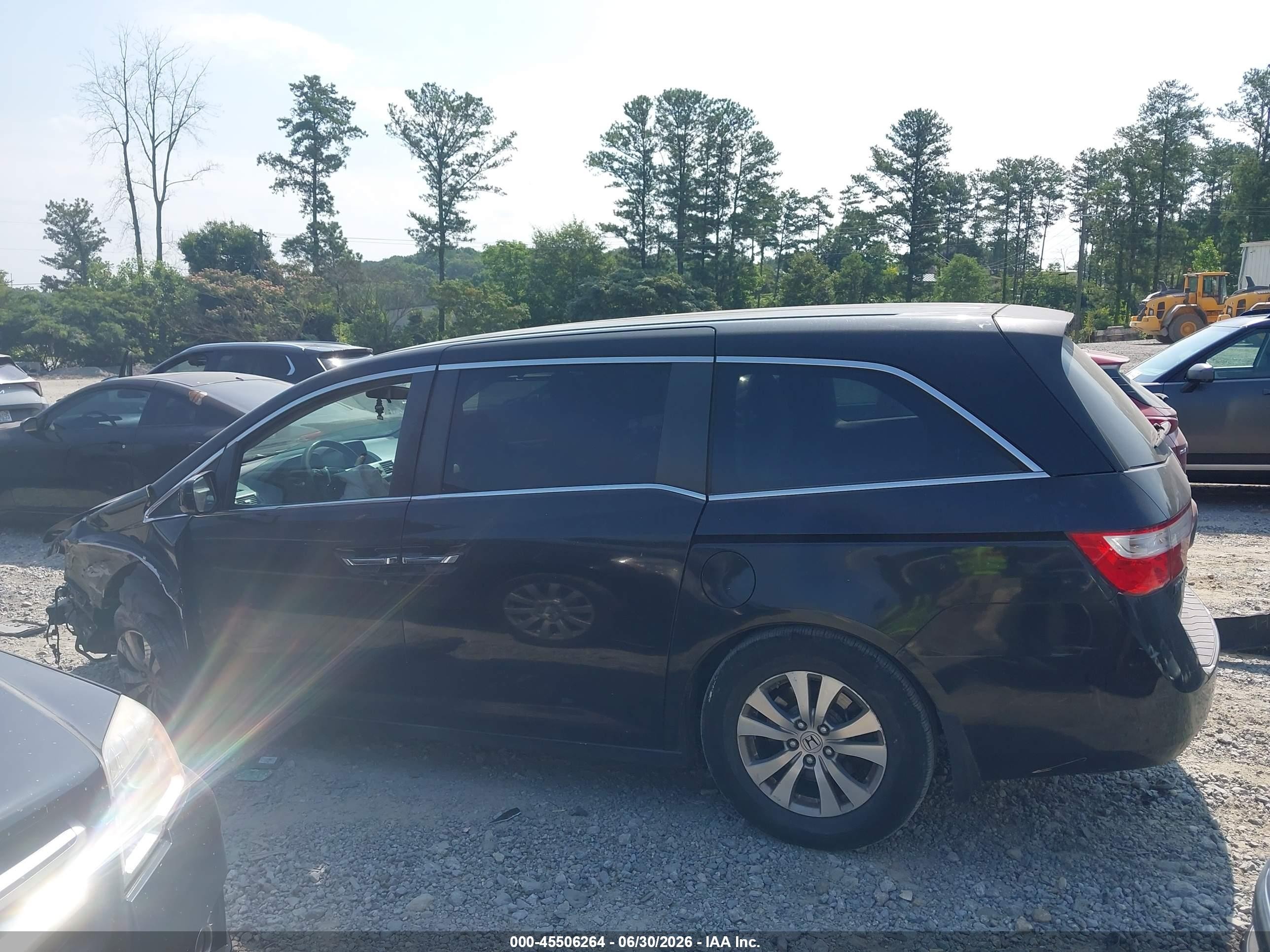 2013 Honda Odyssey Ex Black vin: 5FNRL5H4XDB082958