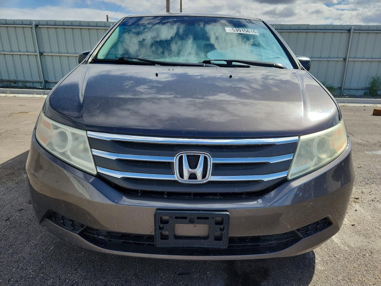 2013 Honda Odyssey Ex Gray vin: 5FNRL5H4XDB090803