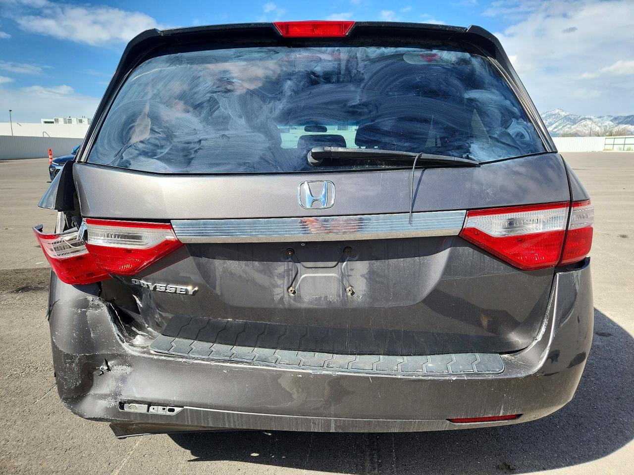 2013 Honda Odyssey Ex Gray vin: 5FNRL5H4XDB090803