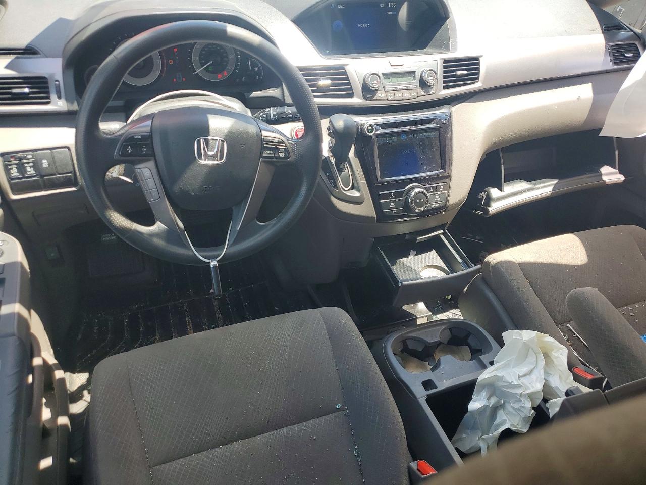2014 Honda Odyssey Ex Gray vin: 5FNRL5H4XEB018260