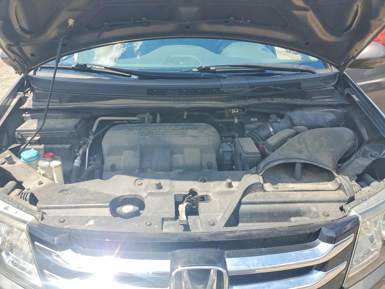2014 Honda Odyssey Ex Gray vin: 5FNRL5H4XEB018260