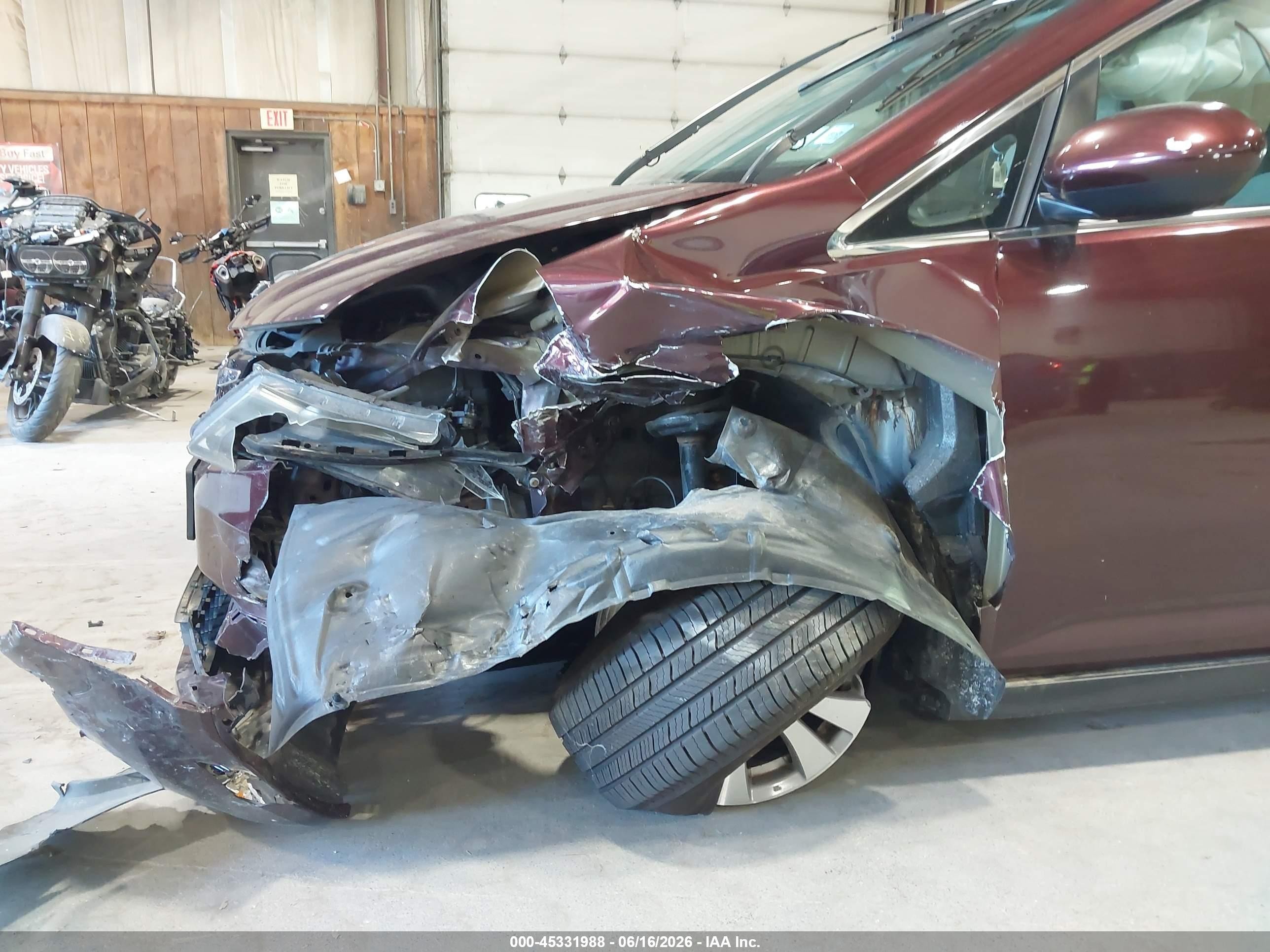 2014 Honda Odyssey Ex Red vin: 5FNRL5H4XEB028951