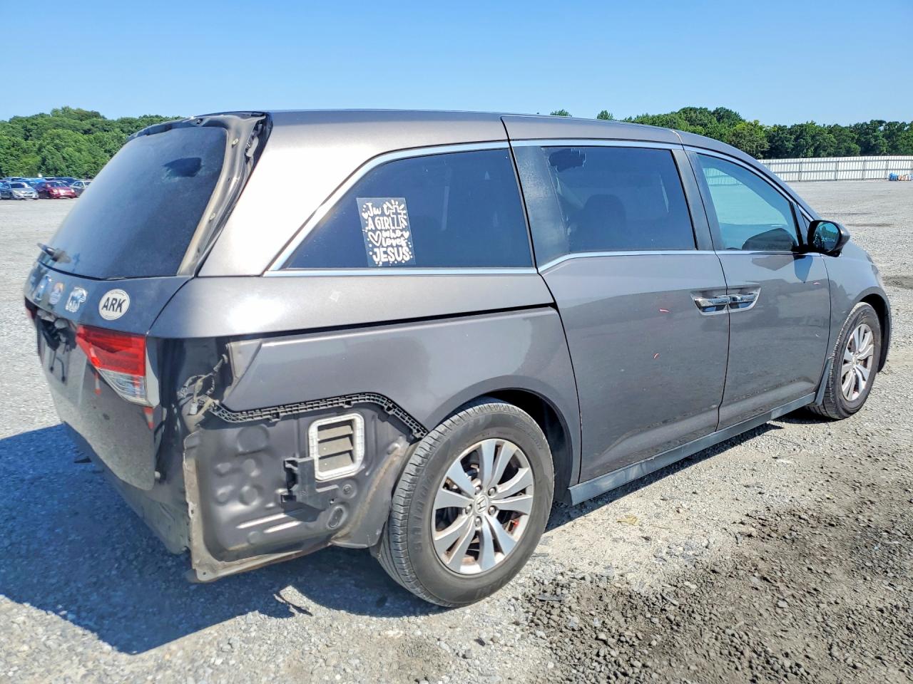 2014 Honda Odyssey Ex Угольный vin: 5FNRL5H4XEB034474
