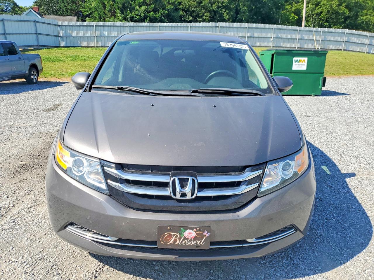 2014 Honda Odyssey Ex Угольный vin: 5FNRL5H4XEB034474